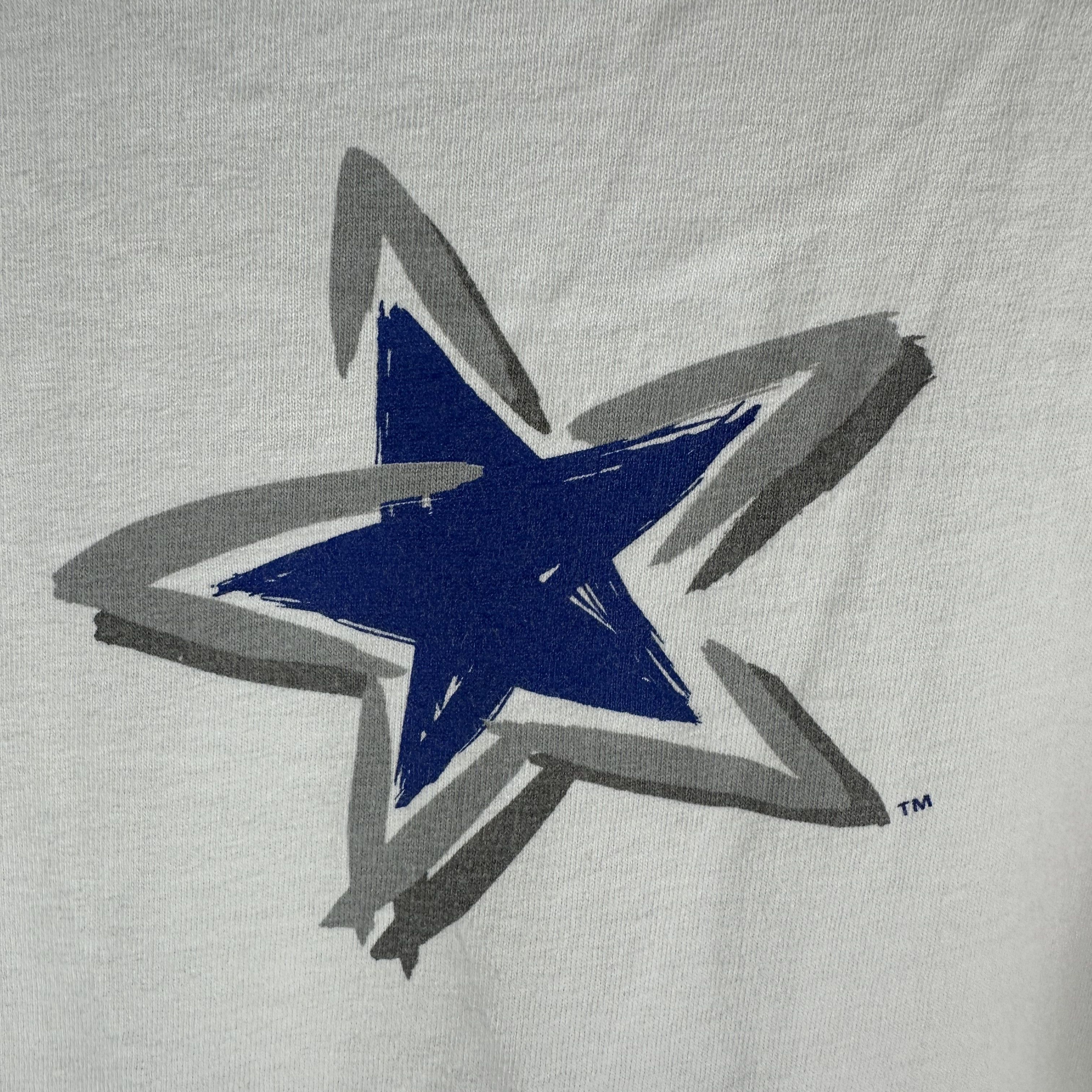 Vintage Vintage 90s Dallas Cowboys Double Sided NFL T-shirt Size US L / EU 52-54 / 3 - 4 Thumbnail