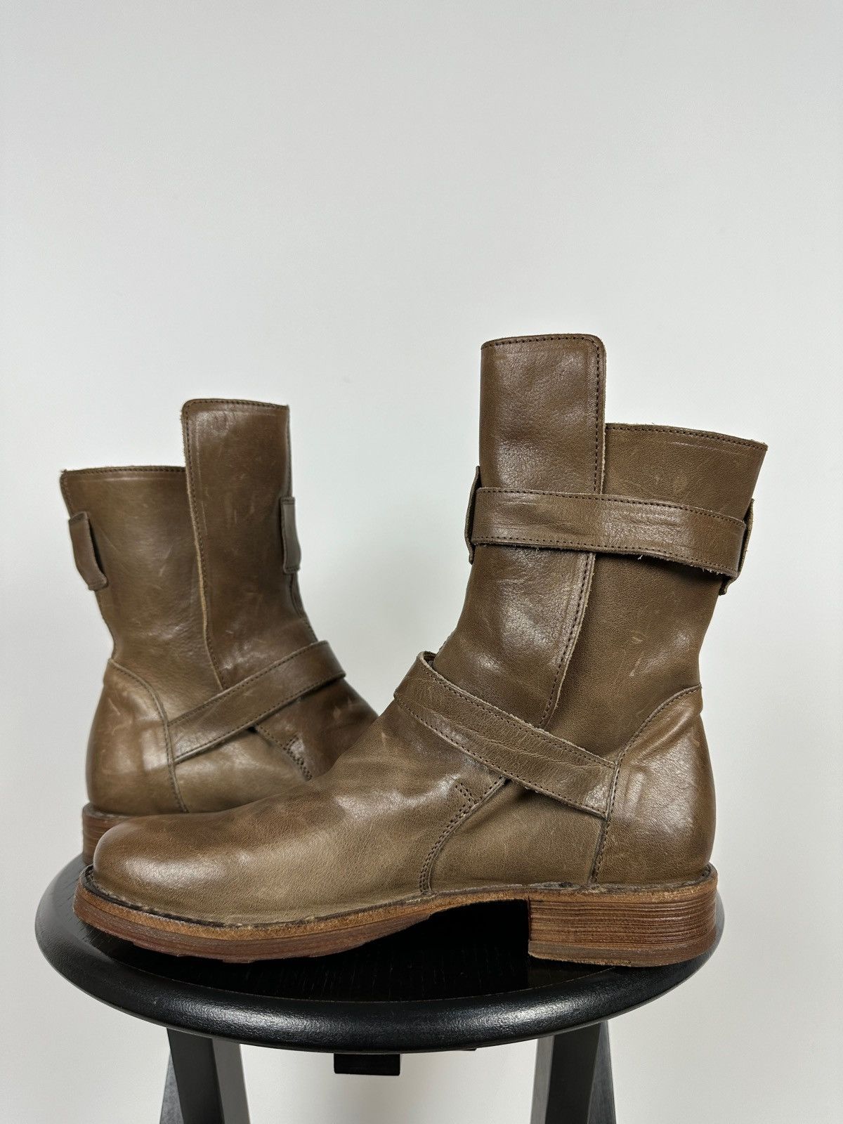 Fiorentini + Baker Fiorentini + Baker Eternity 2 Buckle Moto Ankle Boots Size US 7 / IT 37 - 6 Thumbnail