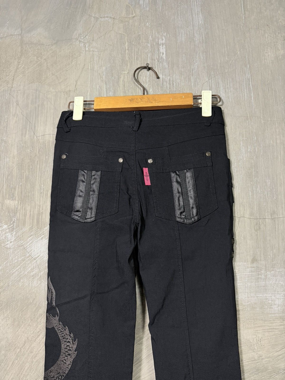 If Six Was Nine Y2K Ozz Croce Gothic Flare Pants | Grailed
