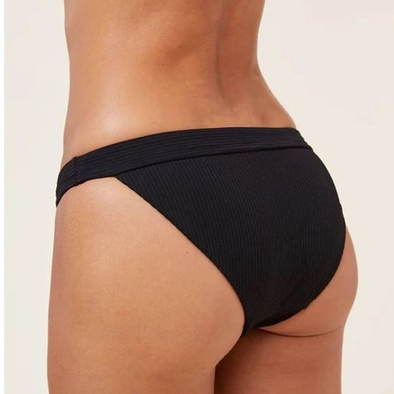J.Crew J. Crew Ribbed-trim hipster full-coverage bikini bottom XXL Size ONE SIZE - 1 Thumbnail