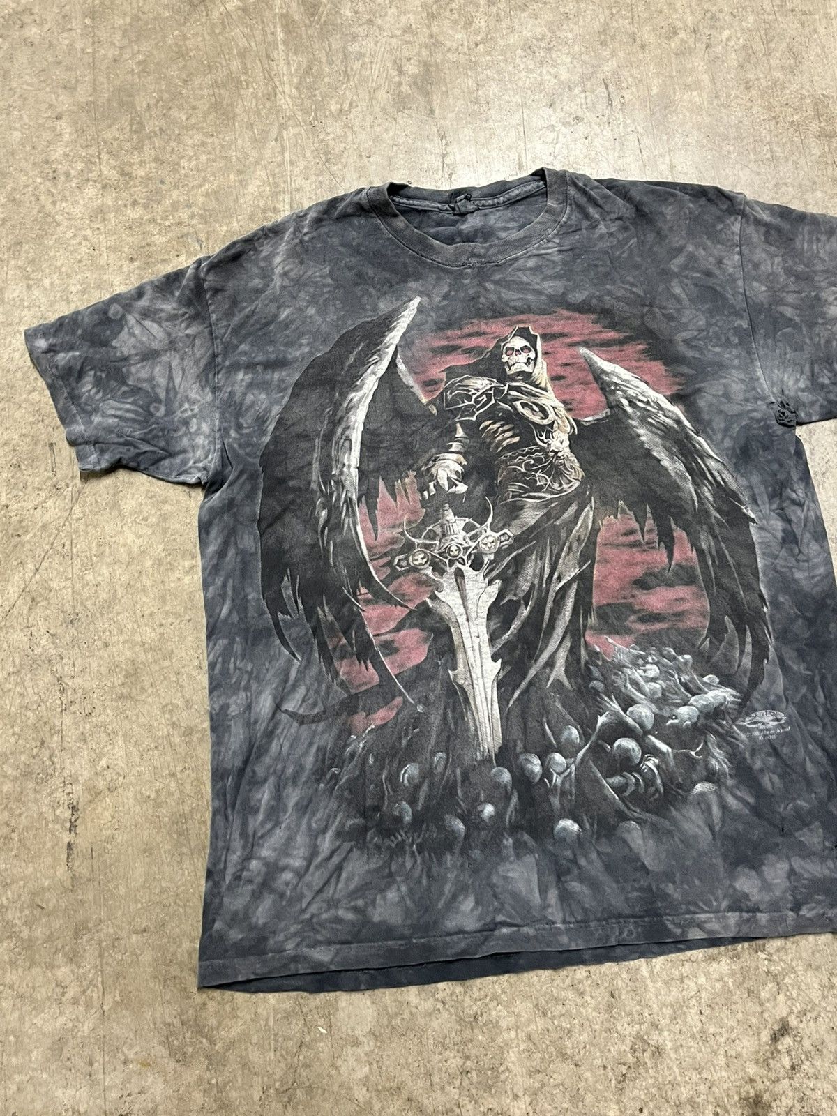 Vintage Y2k grunge tie dye shirt big graphic hype rare skater opium Size US XL / EU 56 / 4 - 6 Thumbnail