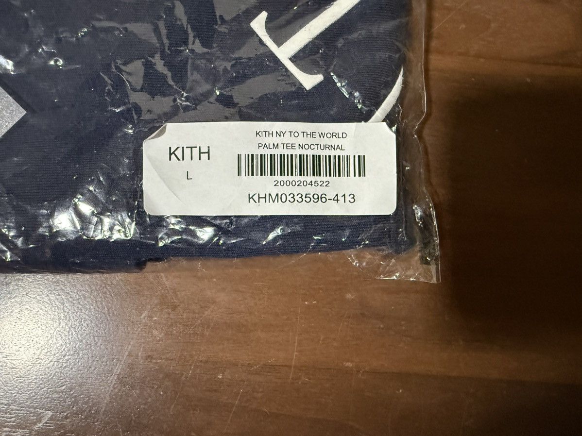 Kith Kith NY to the World Palm Pocket Tee Nocturnal Navy Sz Large Size US L / EU 52-54 / 3 - 6 Thumbnail