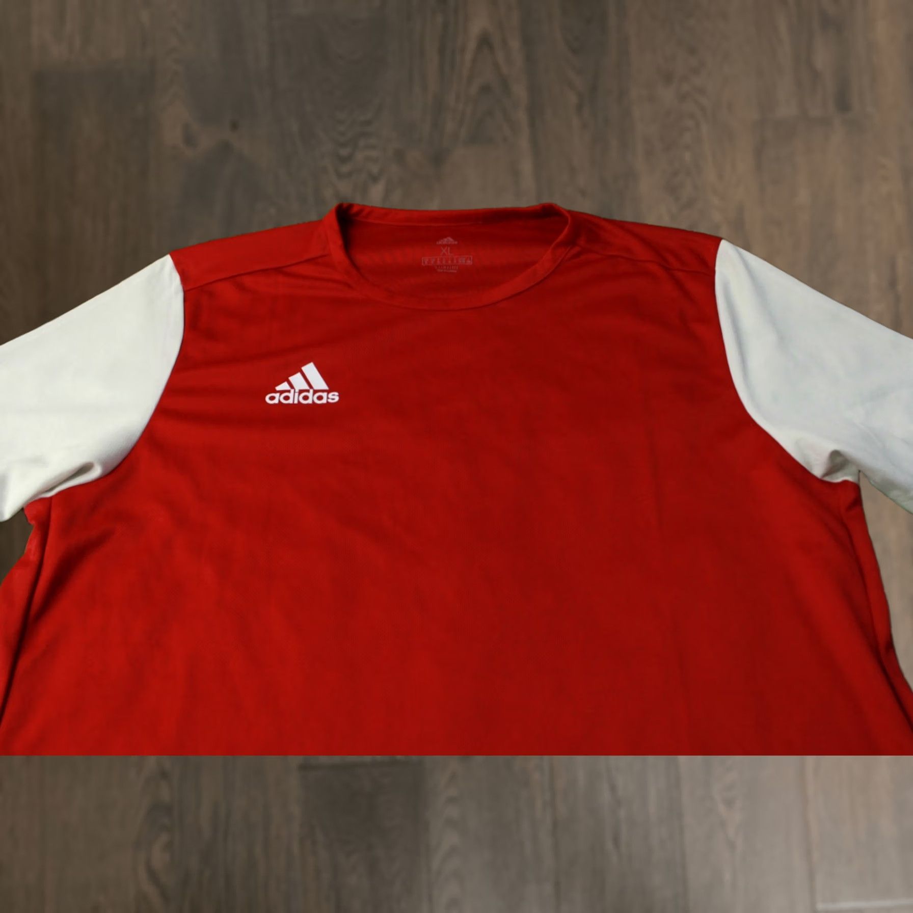 Adidas ADIDAS PERFORMANCE FOOTBALL SHIRT XL Red and White Estro 2019 Mens T-Shirt Size US XL / EU 56 / 4 - 1 Thumbnail