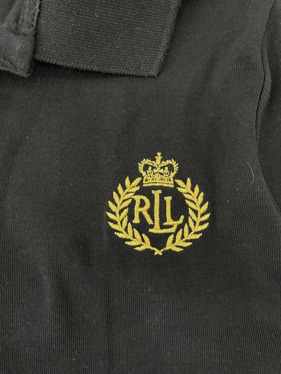 Polo Ralph Lauren Lauren Ralph Lauren Women's Black Polo Shirt Long Sleeve Size S / US 4 / IT 40 - 4 Thumbnail