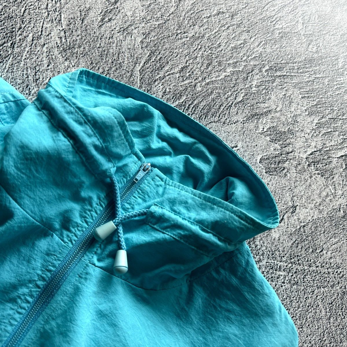 Adidas Vintage Men’s Adidas Nylon Light Jacket Full Zip Light Blue Size US L / EU 52-54 / 3 - 4 Thumbnail