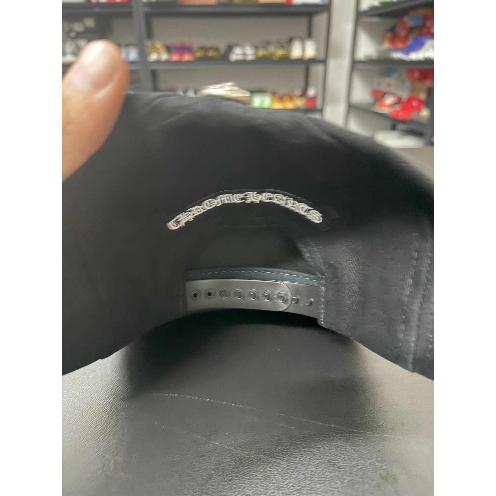 Chrome Hearts Chrome Hearts Dagger Denim Snapback Size ONE SIZE - 2 Thumbnail
