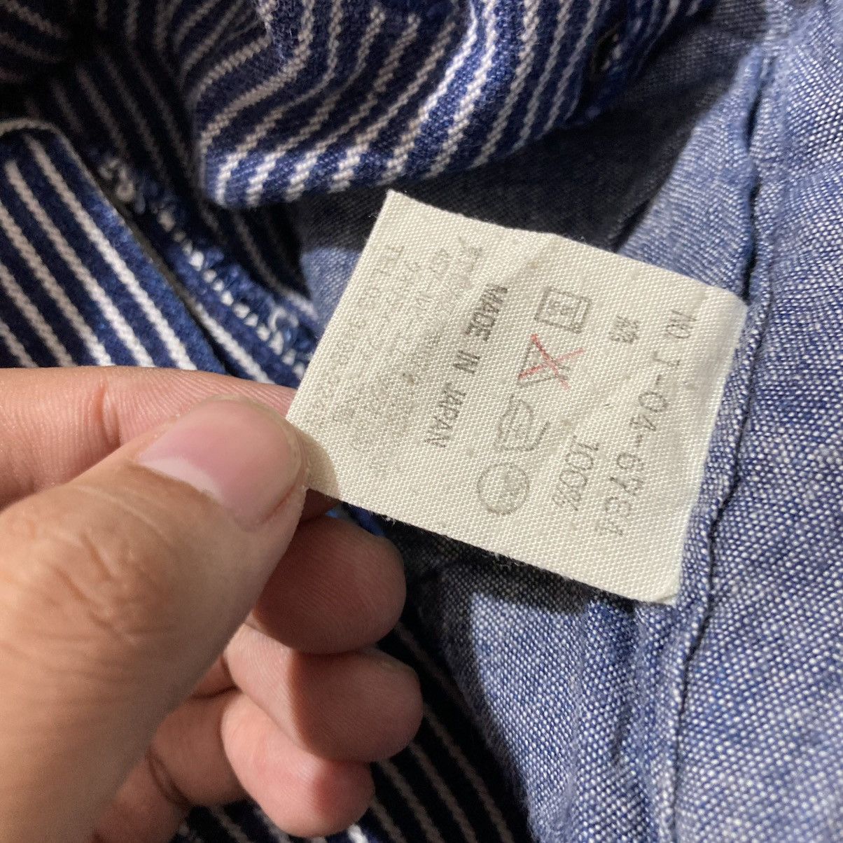 45rpm 🇯🇵 Vintage 45rpm Japan Hickory Stripe Pants Made In Japan Size US 27 - 14 Thumbnail