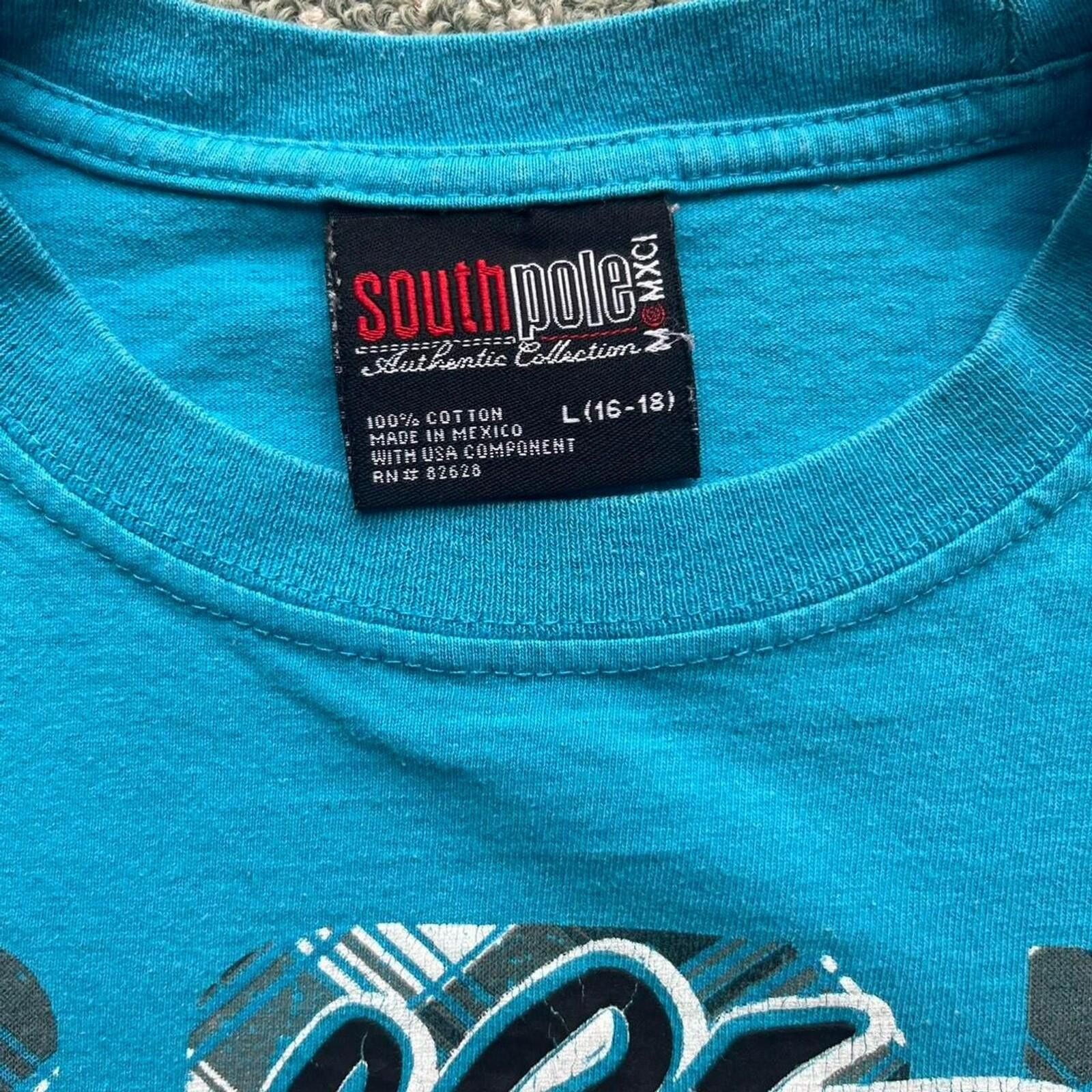 Southpole Light Blue SouthPole Large Graphic T-Shirt Size US M / EU 48-50 / 2 - 4 Thumbnail