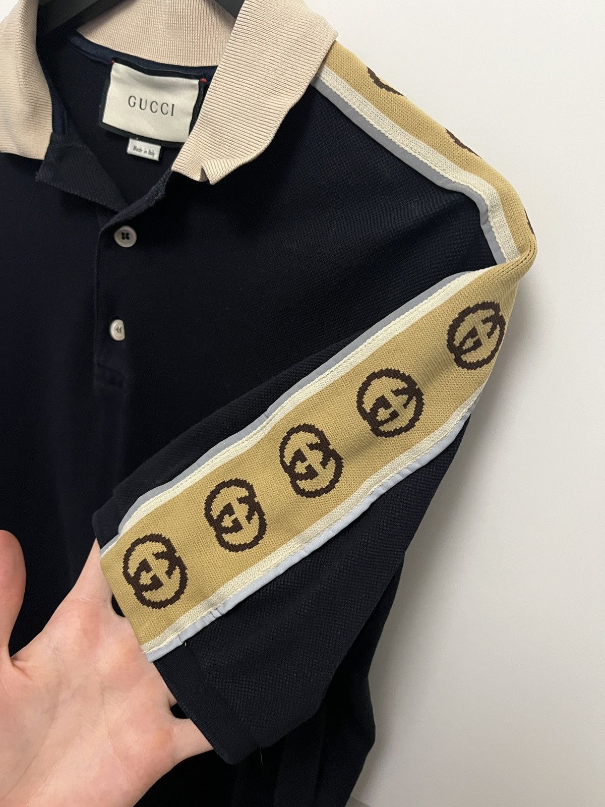 Gucci Gucci reflective polo Size US L / EU 52-54 / 3 - 4 Thumbnail