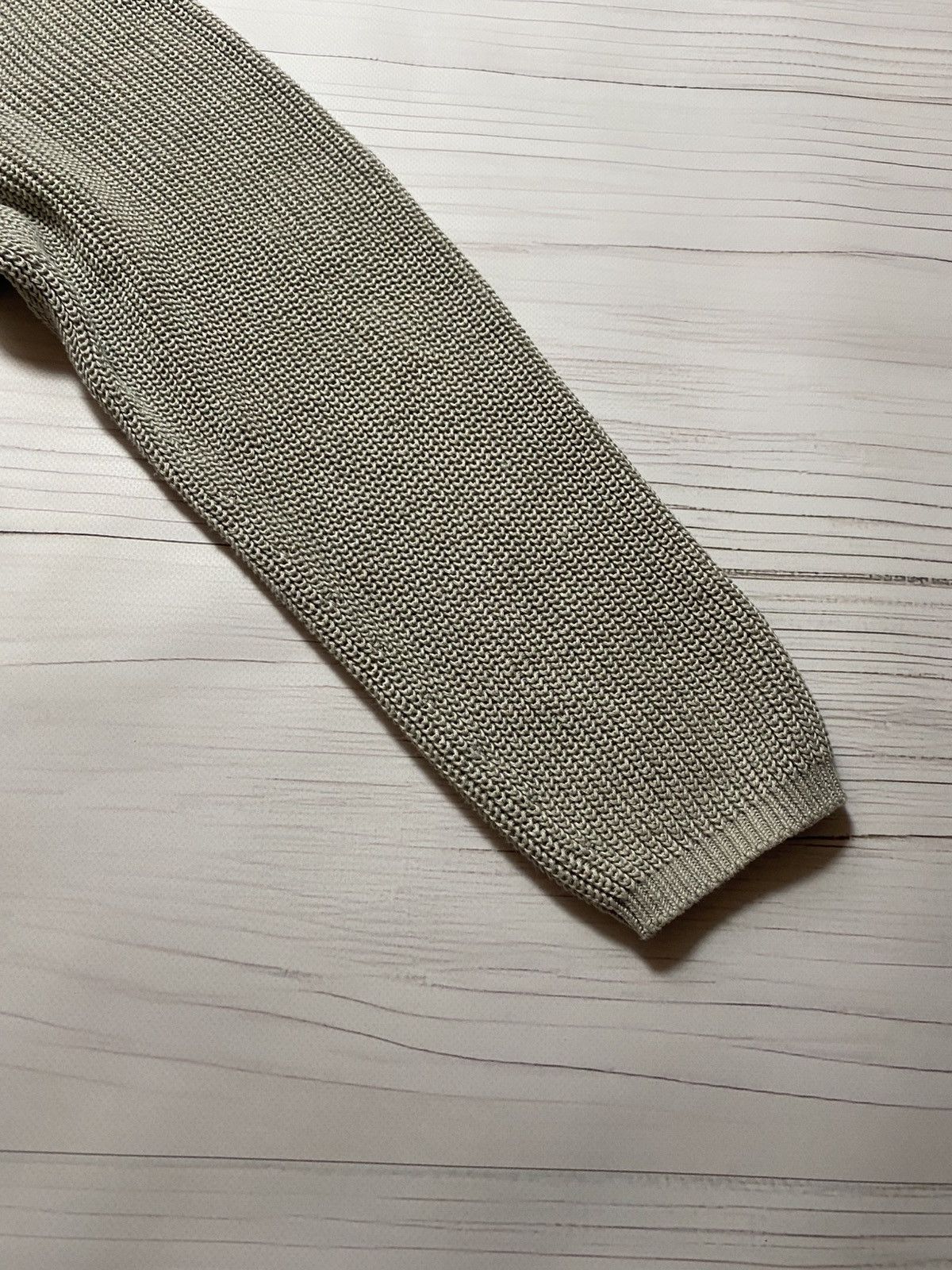 Acne Studios Acne Studios Deborah Chunky SS16 V-neck Linen sweater Size L / US 10 / IT 46 - 16 Thumbnail