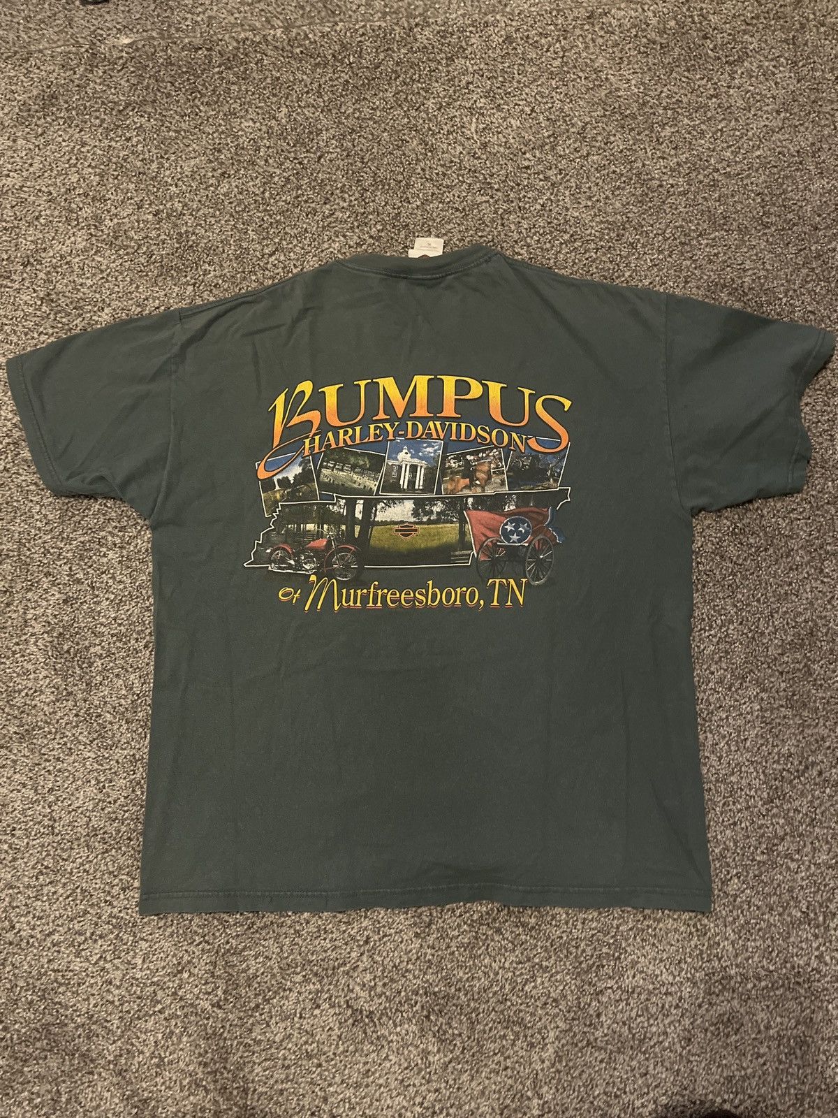 Vintage Vintage Harley Davidson Murfreesboro TN Shirt Size US XL / EU 56 / 4 - 1 Thumbnail