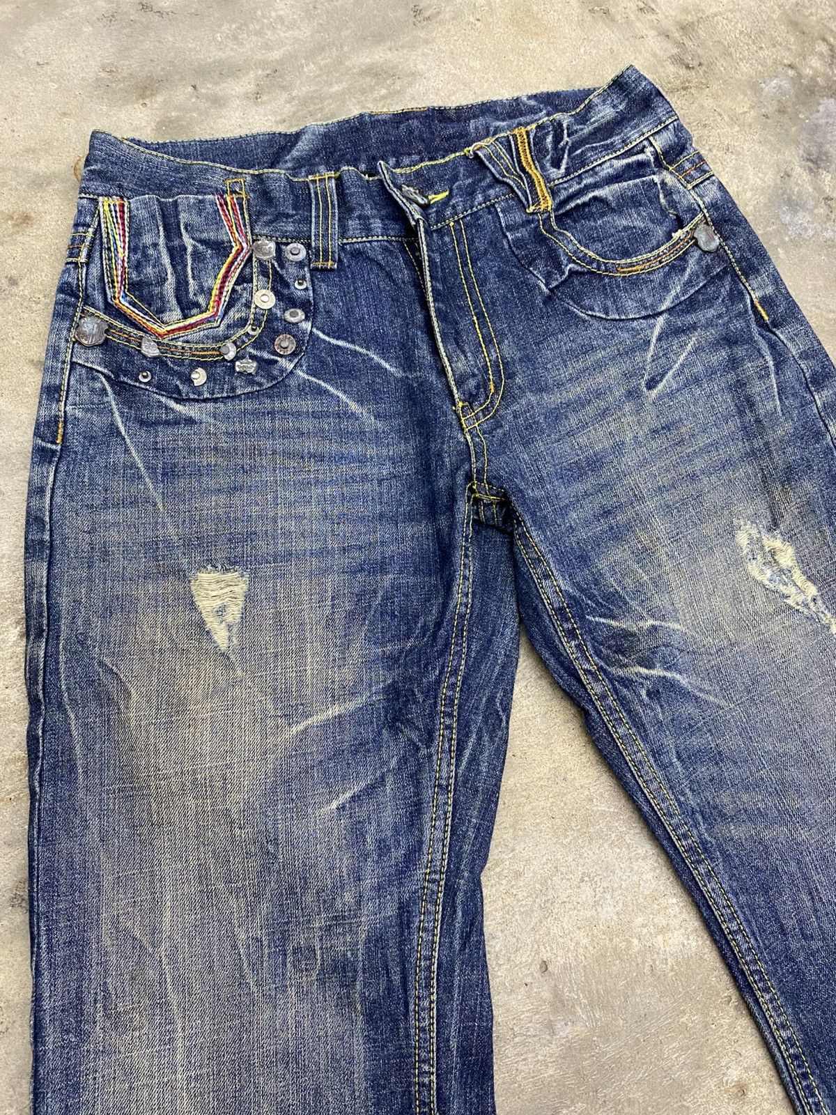 If Six Was Nine × Le Grande Bleu (L.G.B.) 💥bindding offer💥 japan grunge distress undercover style pant Size US 30 / EU 46 - 4 Thumbnail