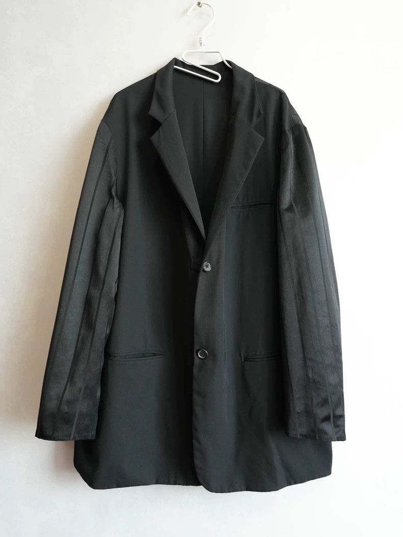 Yohji Yamamoto Yohji Yamamoto 98AW concealed button reversible silk strip Size US M / EU 48-50 / 2 - 3 Thumbnail