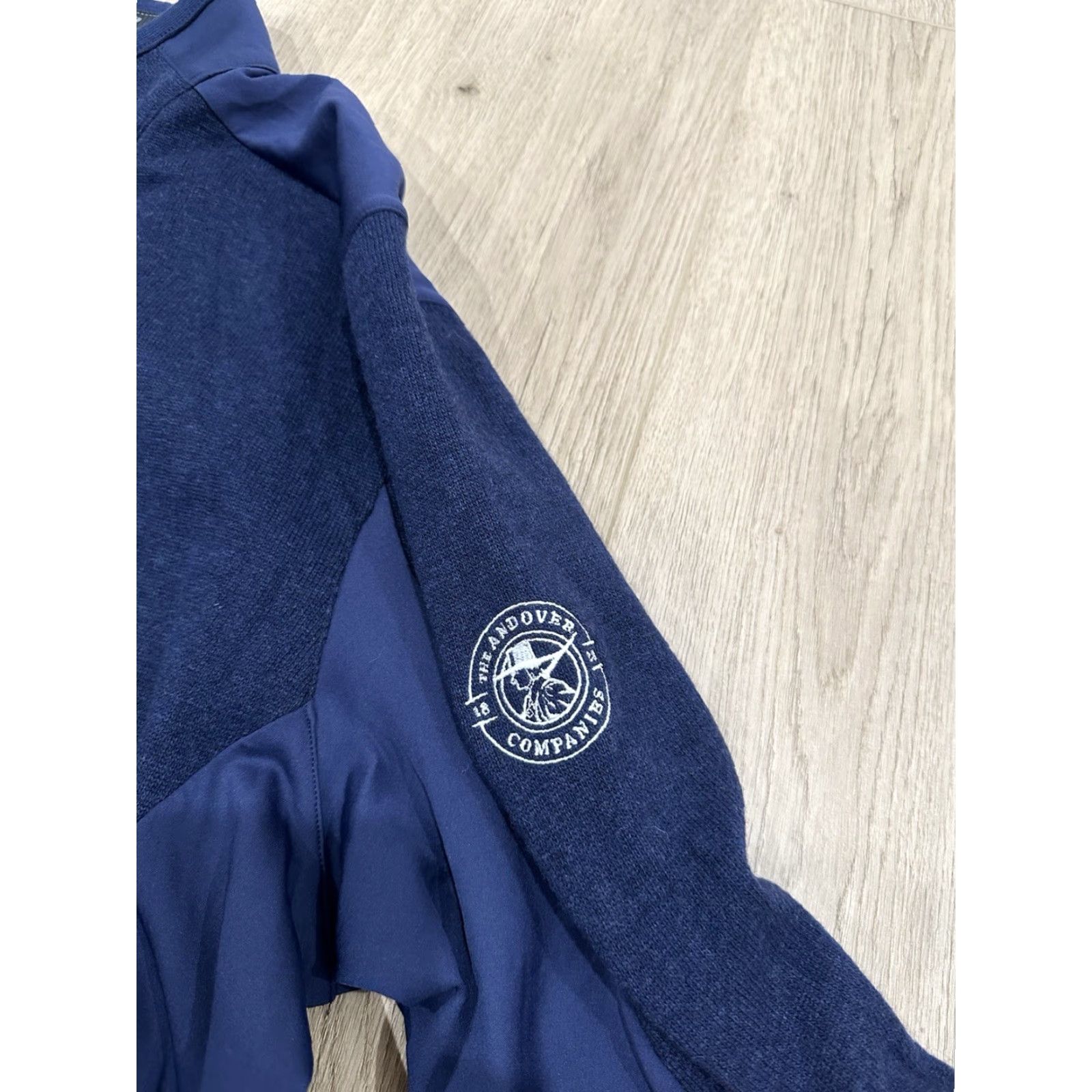 Vintage Greyson Sequoia Luxe Jacket Mens XL Navy Blue Wool Full Zip Golf Outdoor Activewear Casual Travel Anti-Microbial & Anti-Odor Lightweight Short Zip Size US XL / EU 56 / 4 - 6 Thumbnail