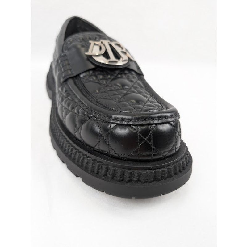 Dior o1rshd1 Buffalo Loafers Cannage Leather in Black Size US 11 / EU 44 - 5 Thumbnail