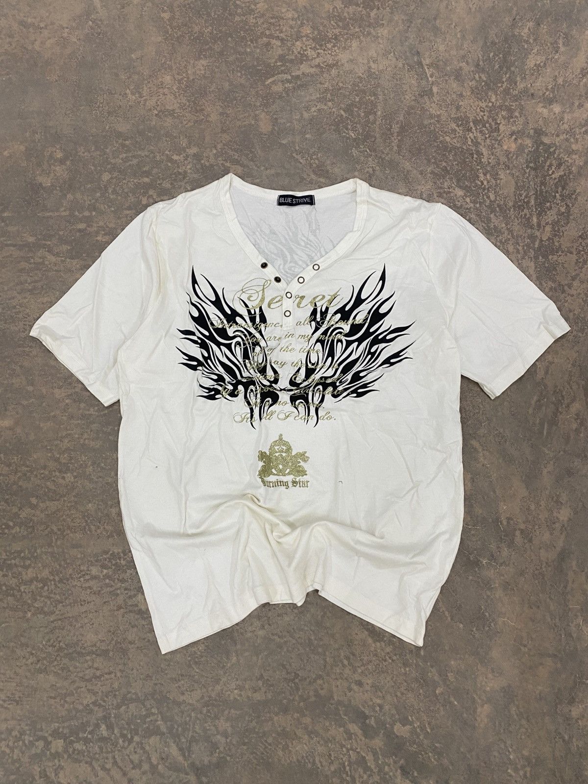 Hysteric Glamour Sick☠️ Strive Poem Flame y2k Punk Grunge Lgb Size US L / EU 52-54 / 3 - 12 Thumbnail