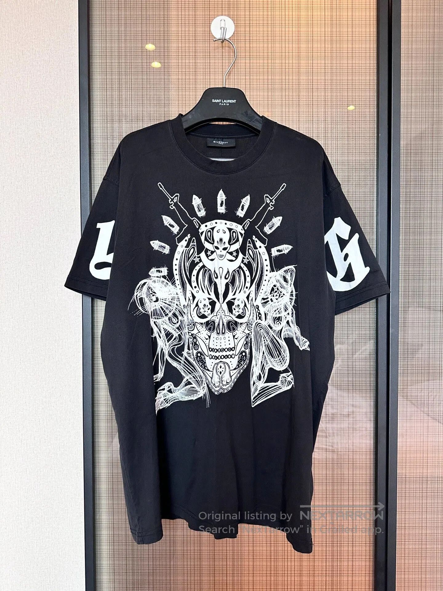 Givenchy Givenchy Black Skull Print T. Size US S / EU 44-46 / 1 - 1 Thumbnail