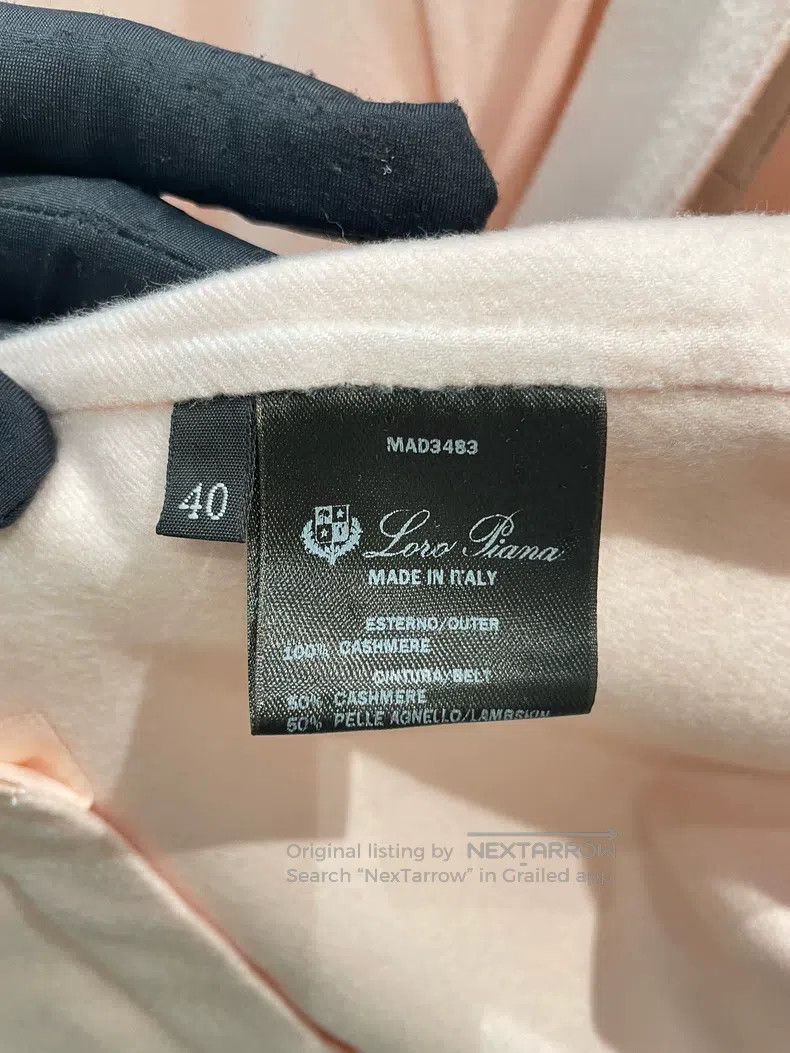 Loro Piana Loro Piana Pink Lightweight Overcoat Size XS / US 0-2 / IT 36-38 - 9 Thumbnail