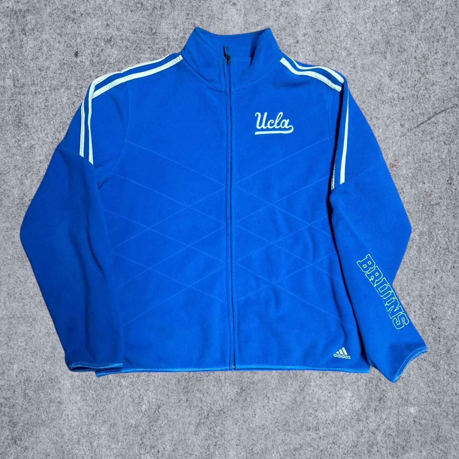 Adidas Adidas UCLA Bruins Fleece Jacket XL Blue Size US XL / EU 56 / 4 - 1 Thumbnail