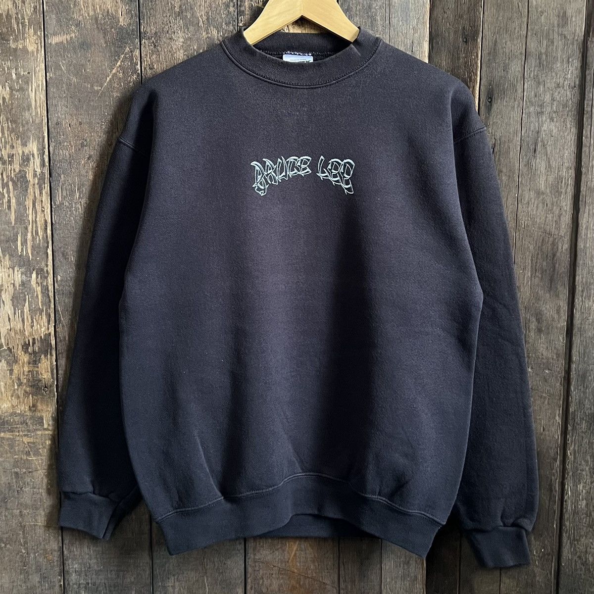 Tultex Vintage Bruce Lee Crewneck Sweatshirt Size US M / EU 48-50 / 2 - 2 Thumbnail