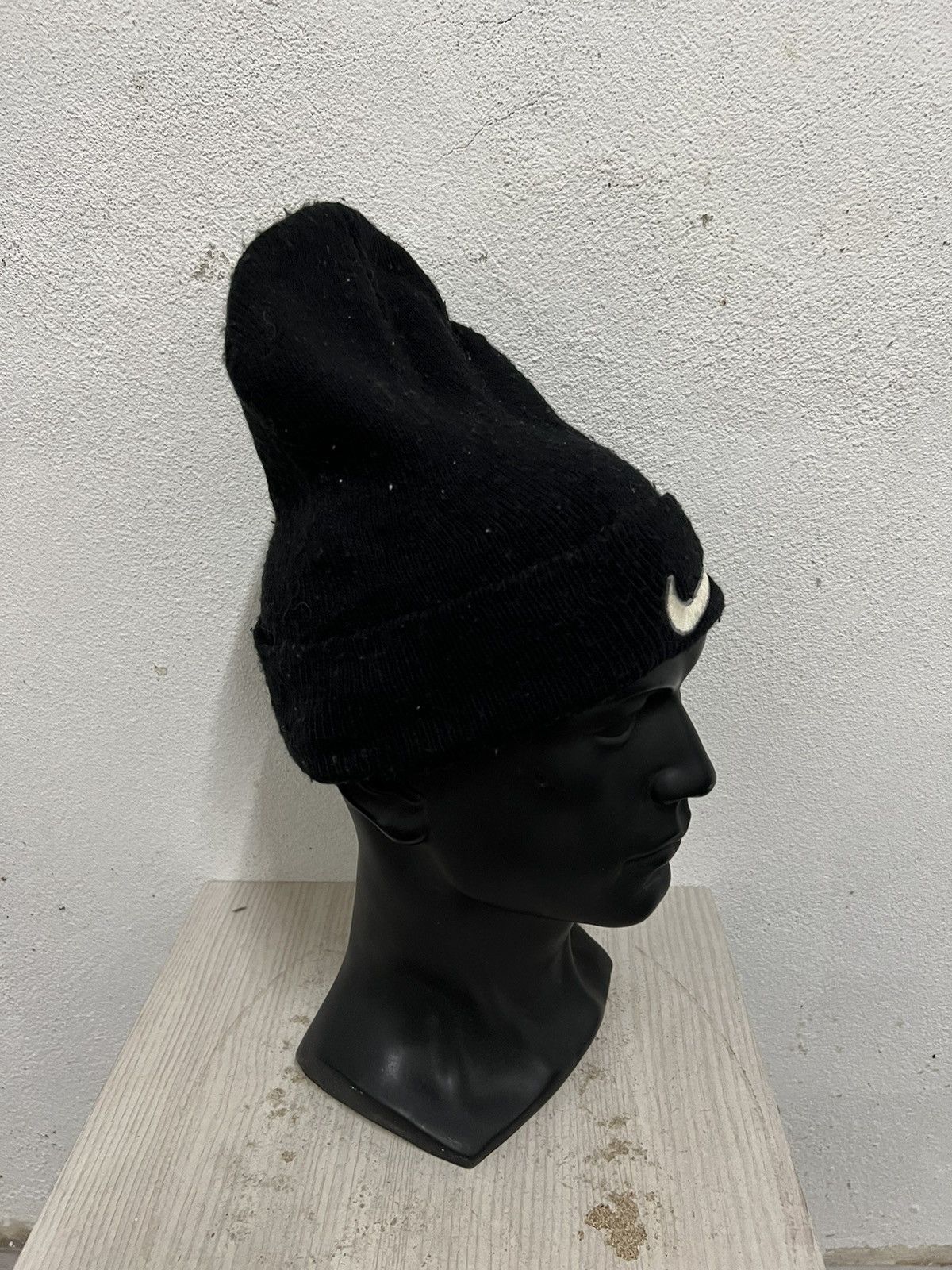 Nike Vintage Nike Swoosh Beanie Hat Size ONE SIZE - 4 Thumbnail