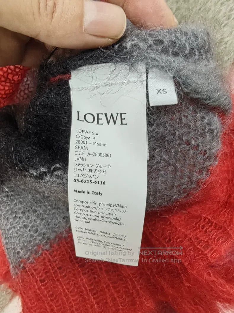 Loewe Loewe Striped Mohair Sweater Size XS / US 0-2 / IT 36-38 - 4 Thumbnail