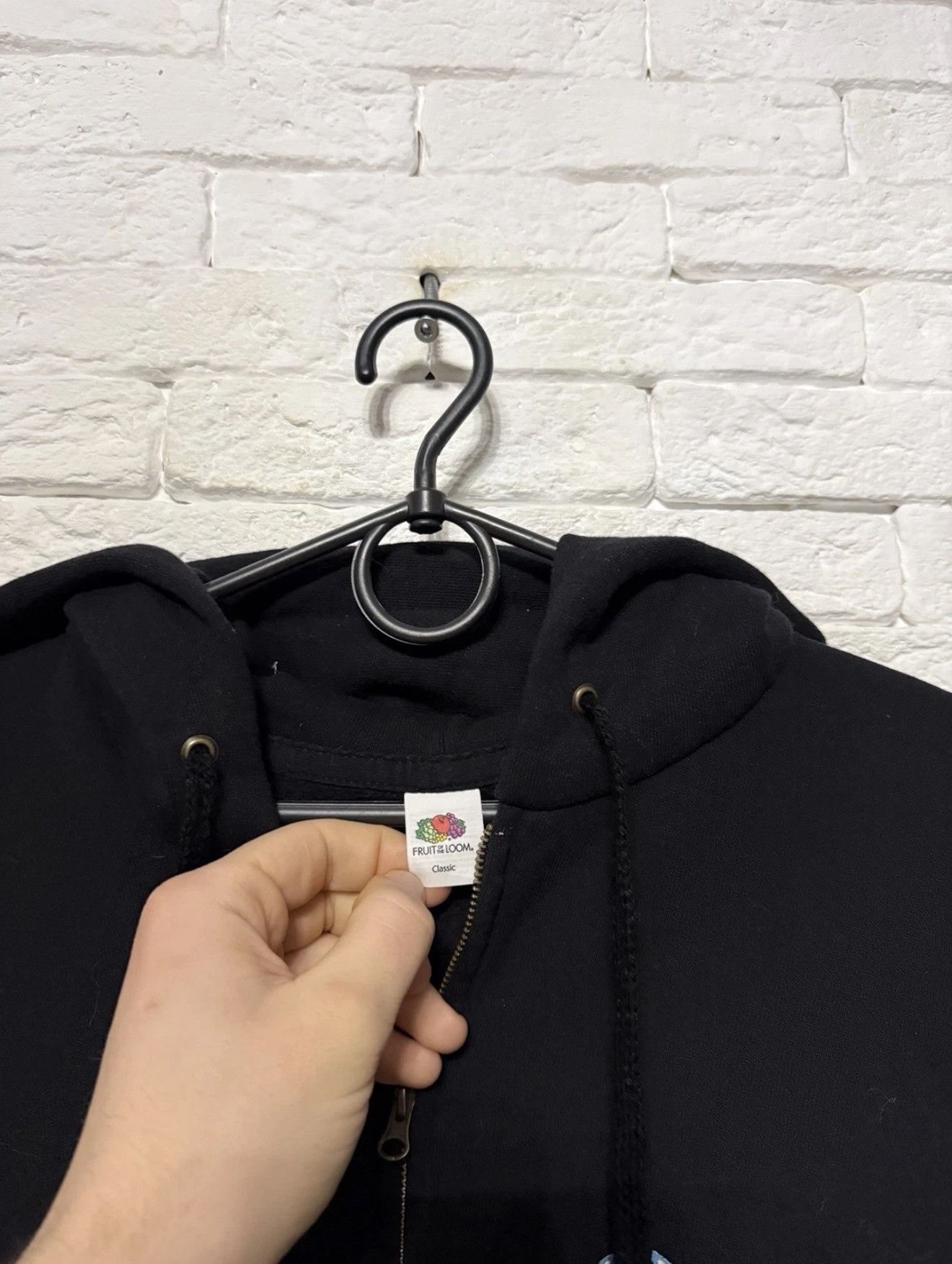 Fruit Of The Loom Ghost Pharaon Full Zip Up Hoodie Huge Logo Oversized Cut Size US XL / EU 56 / 4 - 4 Thumbnail
