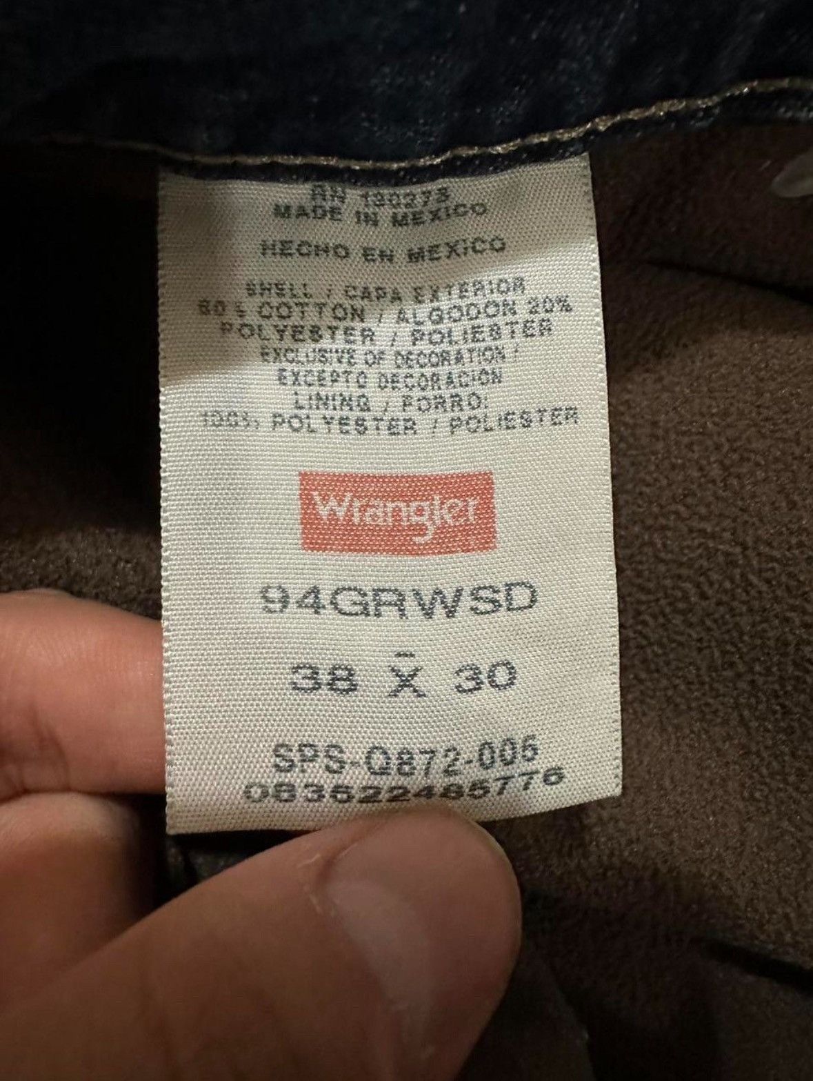 Wrangler Dark Blue Wrangler Jeans With Soft Inner Material Size US 38 / EU 54 - 9 Thumbnail
