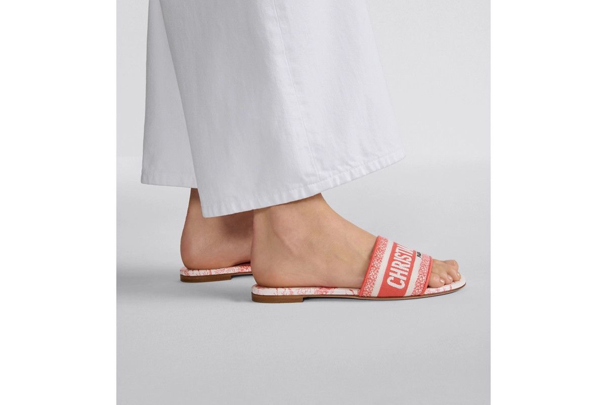 Dior o1bcso1str0226 Dioriviera Dway Slide in White/Multicolor Size US 8 / IT 38 - 6 Thumbnail