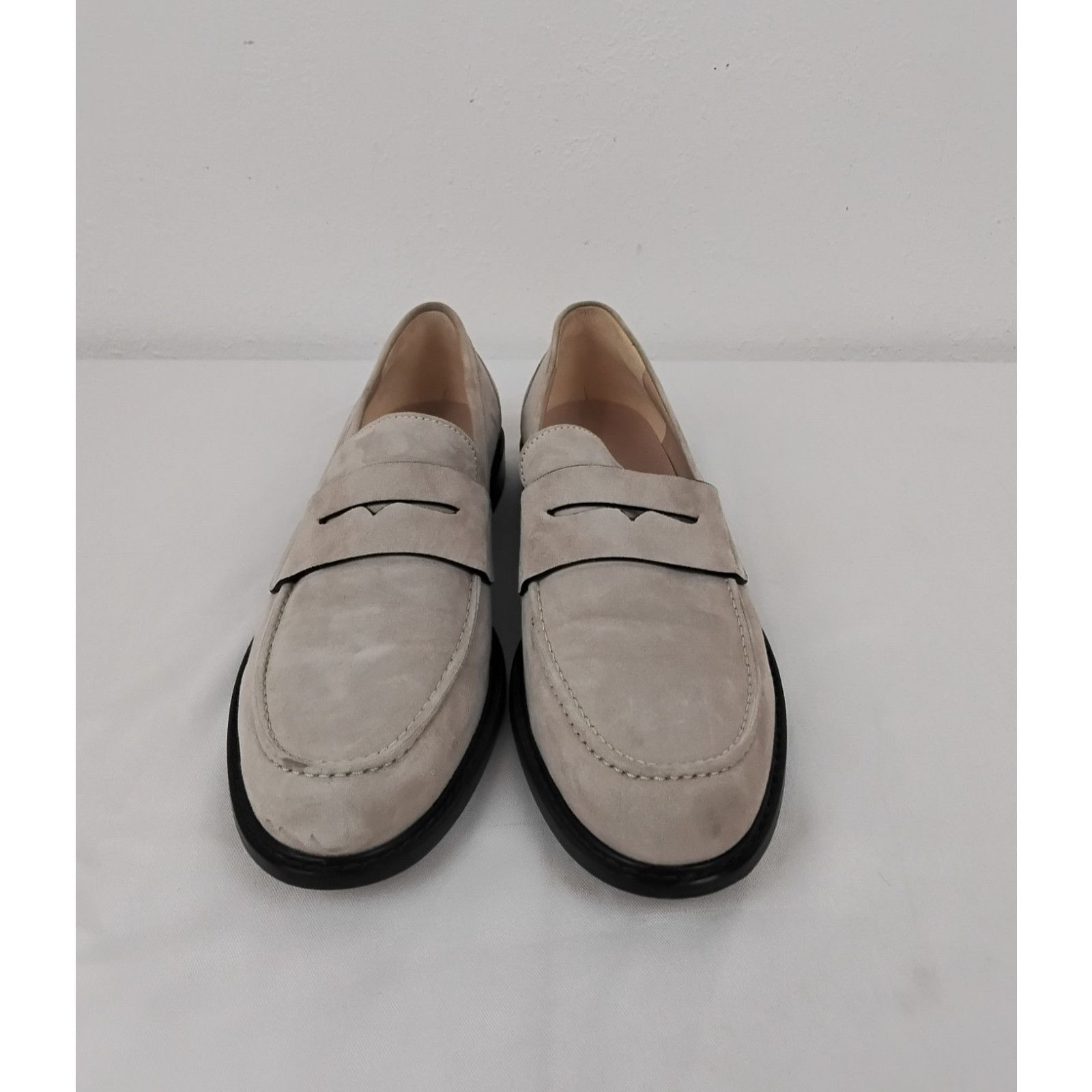 Stuart Weitzman Stuart Weitzman Suede Loafers Women's 10.5M Gray Slip On Size US 10.5 / IT 40.5 - 3 Thumbnail