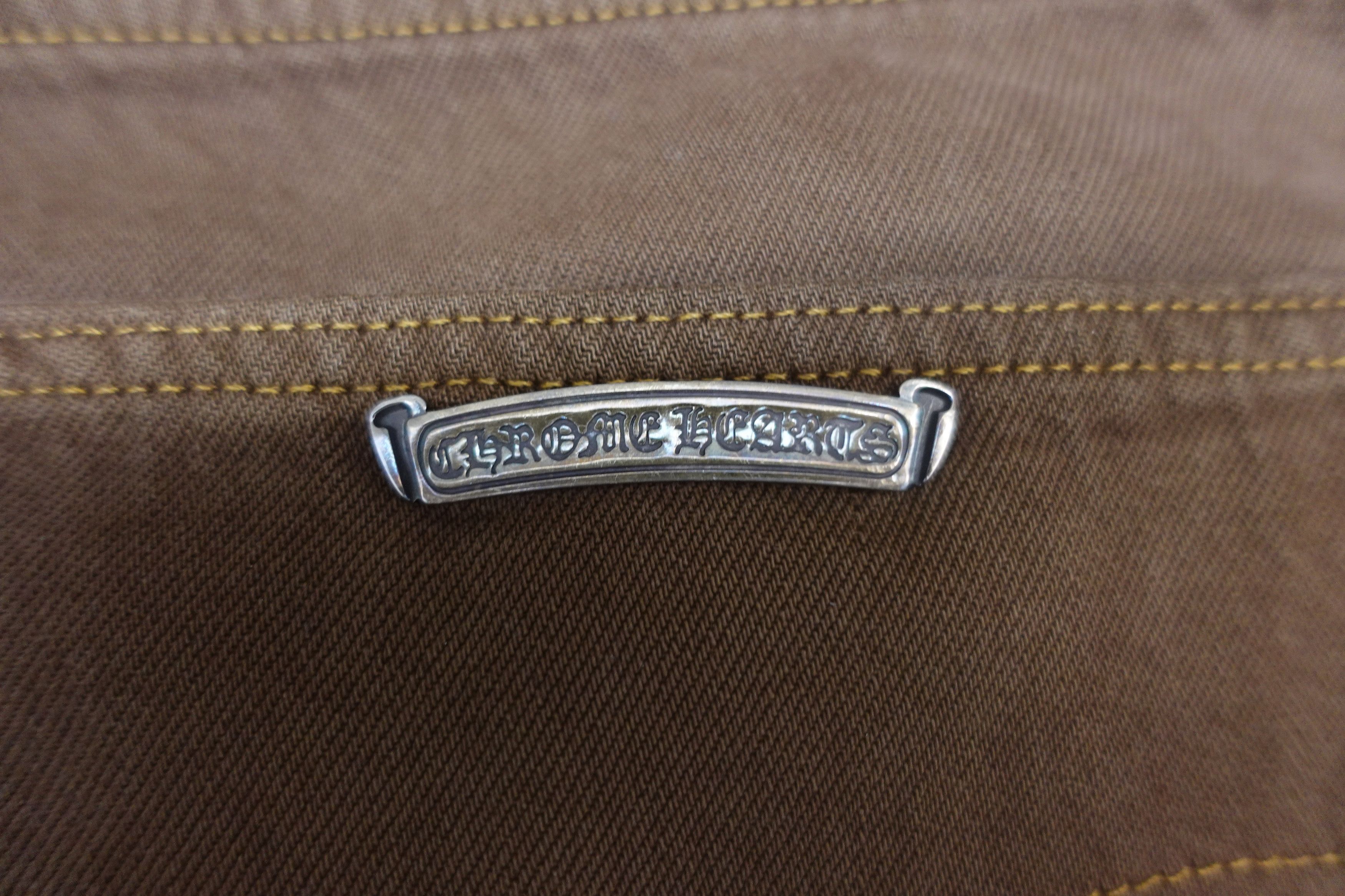 Chrome Hearts Chrome Hearts Cross Patch Denim Brown / Zebra Size US 36 / EU 52 - 6 Thumbnail