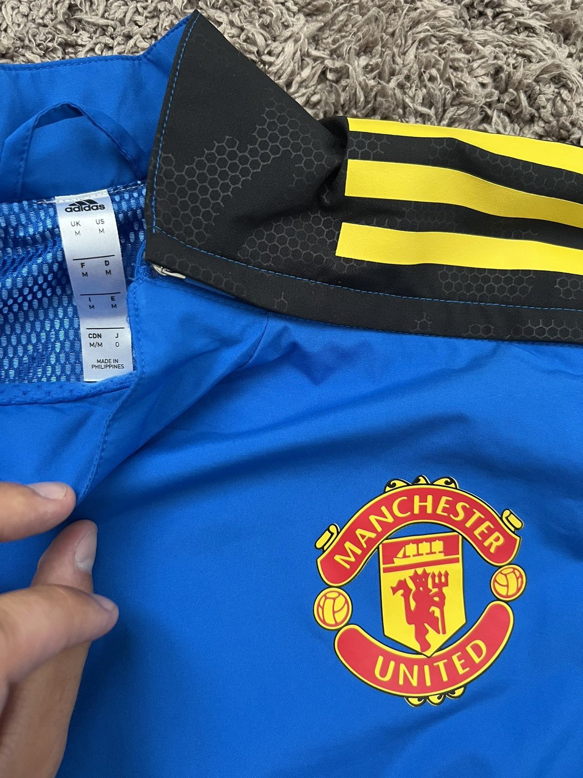 Adidas Manchester United vintage Training Top Size US M / EU 48-50 / 2 - 2 Thumbnail