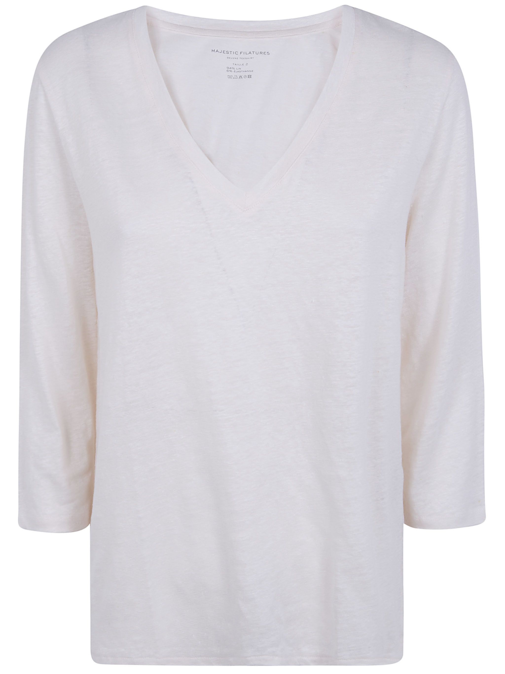 Majestic THREE QUARTER SLEEVE SHIRT Size M / US 6-8 / IT 42-44 - 1 Thumbnail