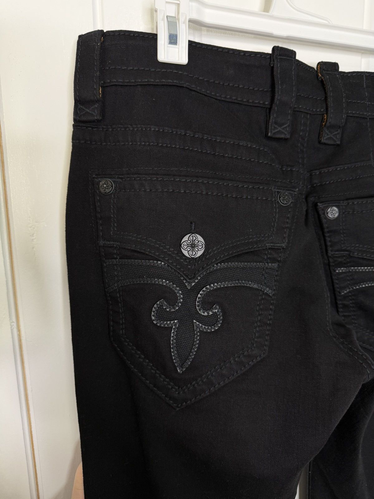 Rock Revival Rock Revival Arther B200R Boot Cut Jeans Size/33 Black Size US 33 - 6 Thumbnail
