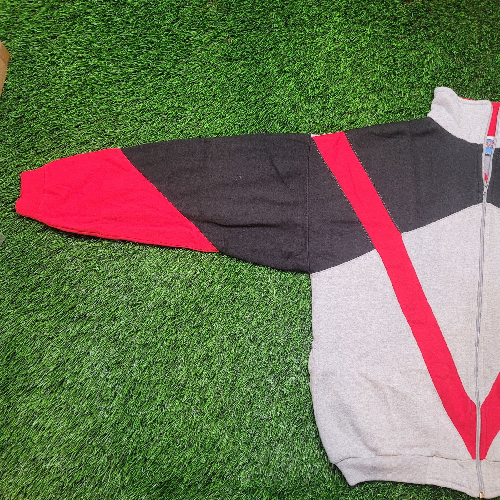 Spalding VTG 90s Spalding Track Jacket XXL Color Block Hip Hop Retro Size US XXL / EU 58 / 5 - 3 Thumbnail