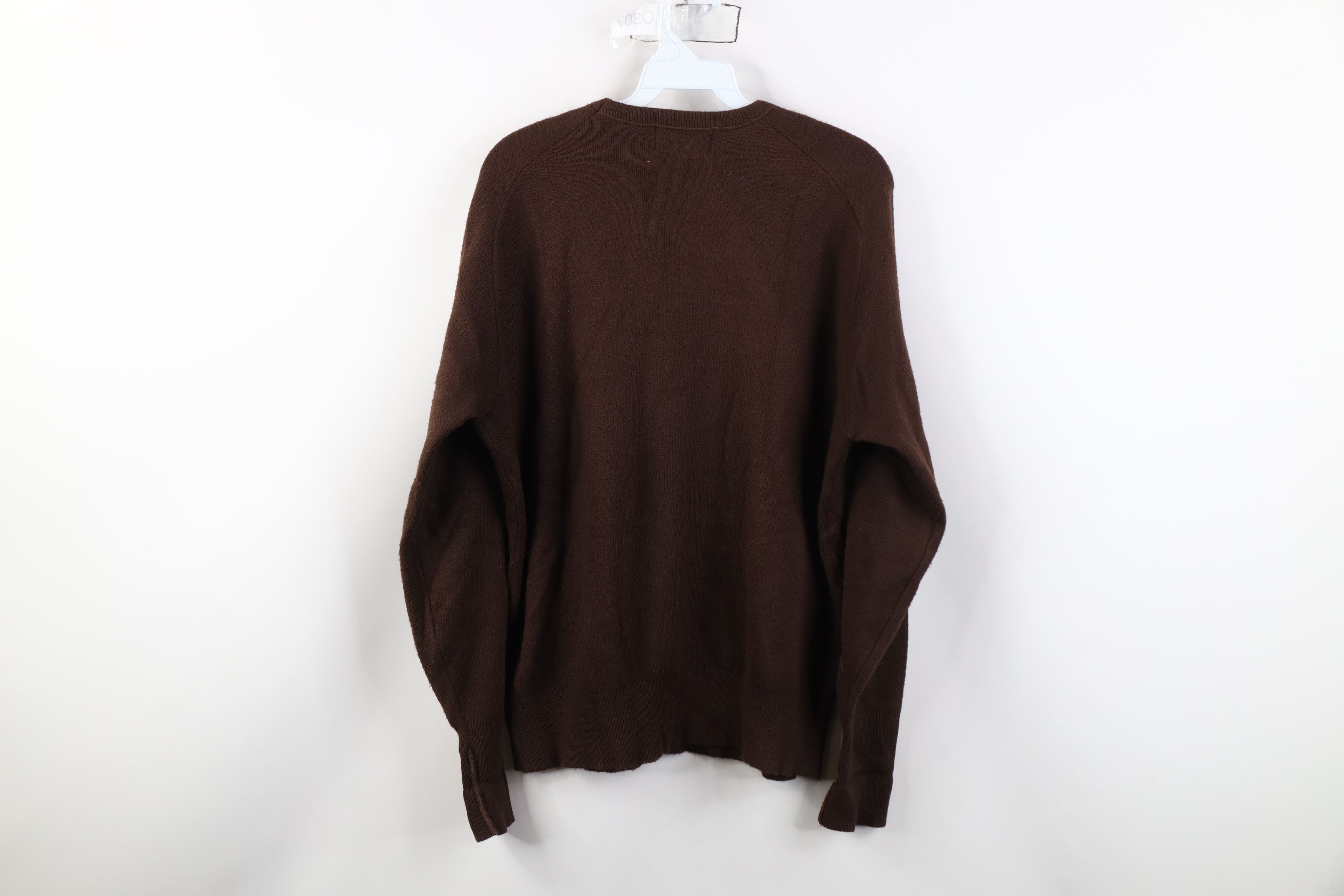 Vintage Vintage 70s Country Club Ohio Golf Knit Sweater Brown USA Size US M / EU 48-50 / 2 - 9 Thumbnail