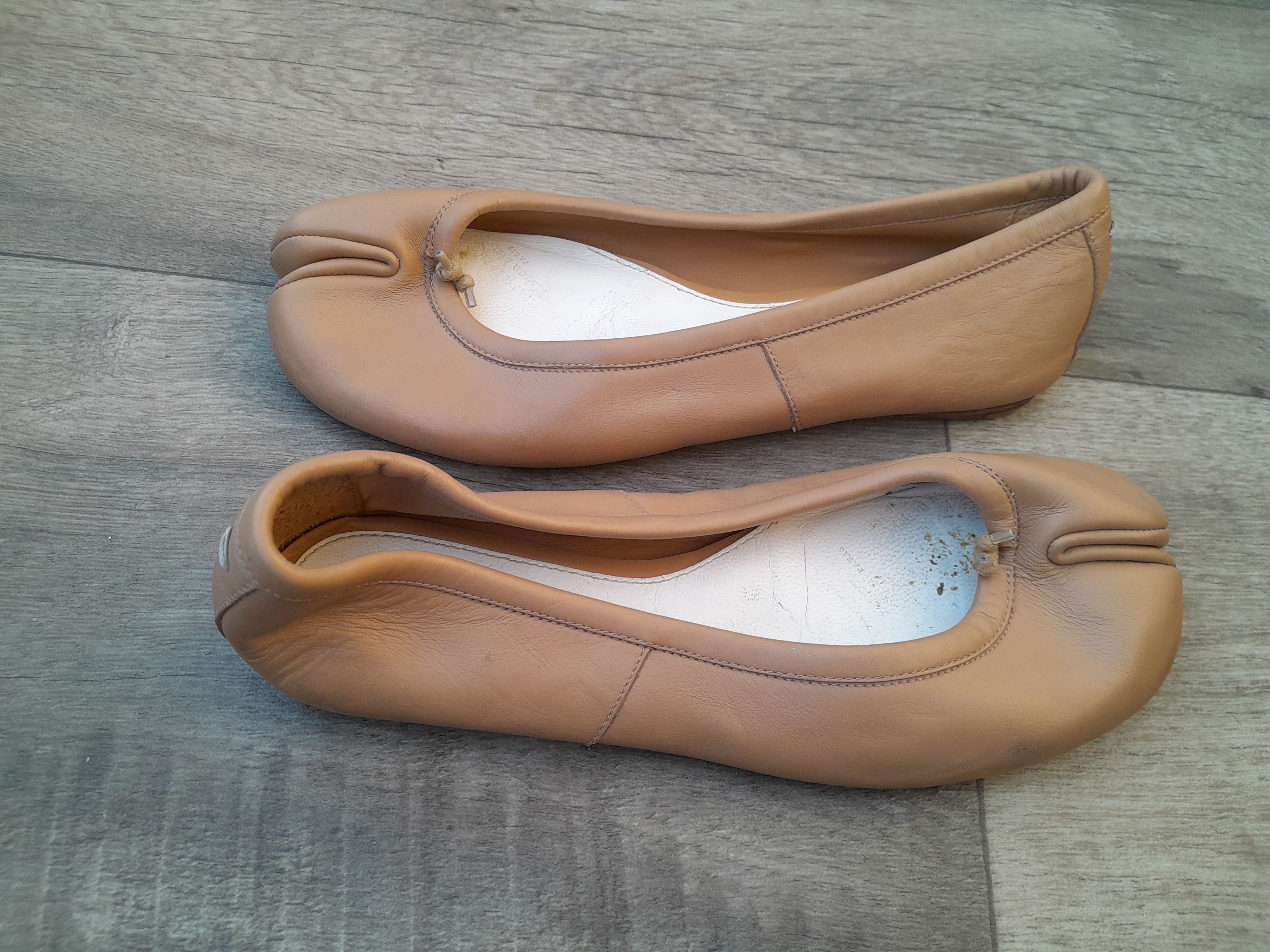 Maison Margiela Tabi leather ballet flats Size US 5 / IT 35 - 5 Thumbnail