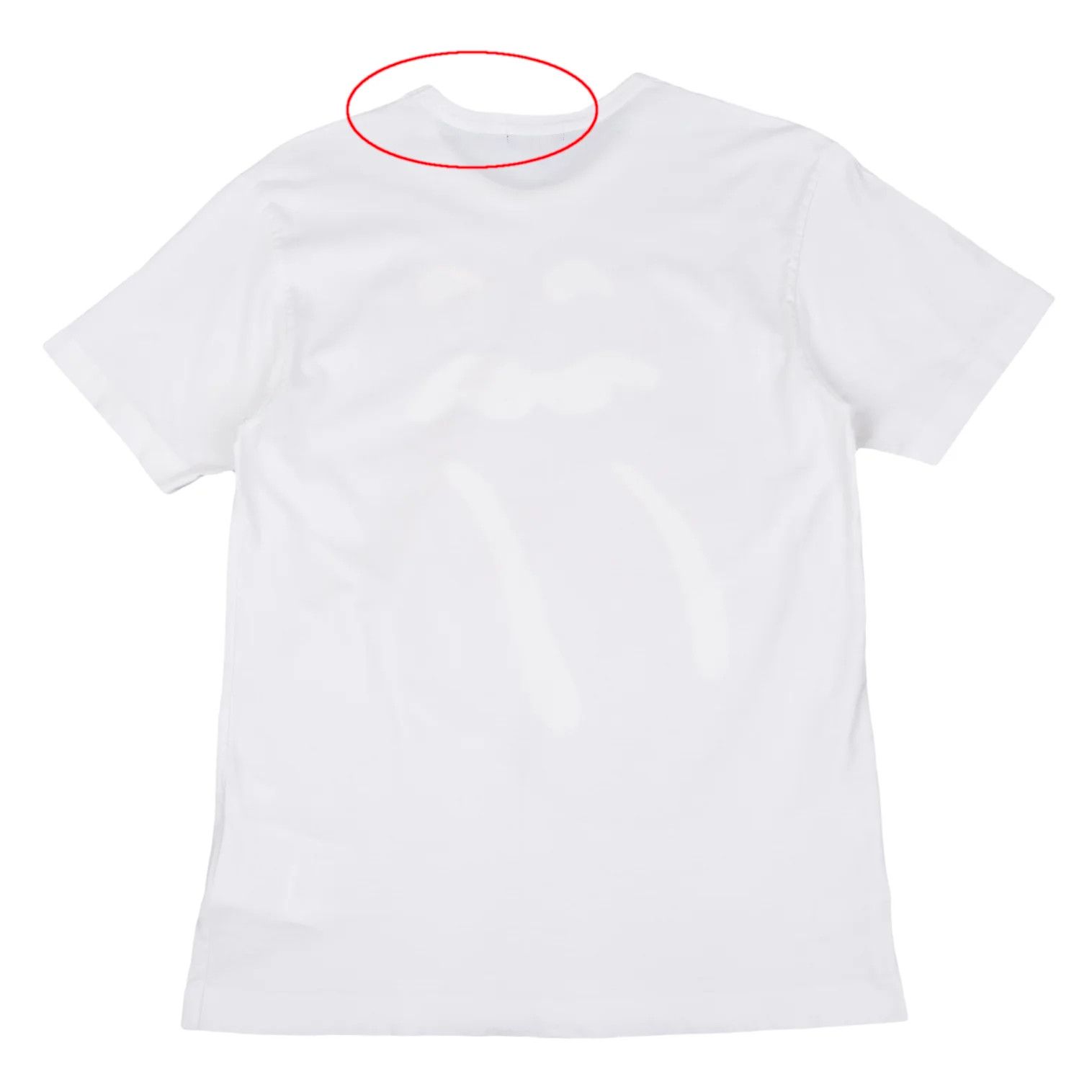 Comme des Garcons Homme Plus Rolling Stones Lip Print Big T-Shirt in White and Red M Size US M / EU 48-50 / 2 - 14 Thumbnail