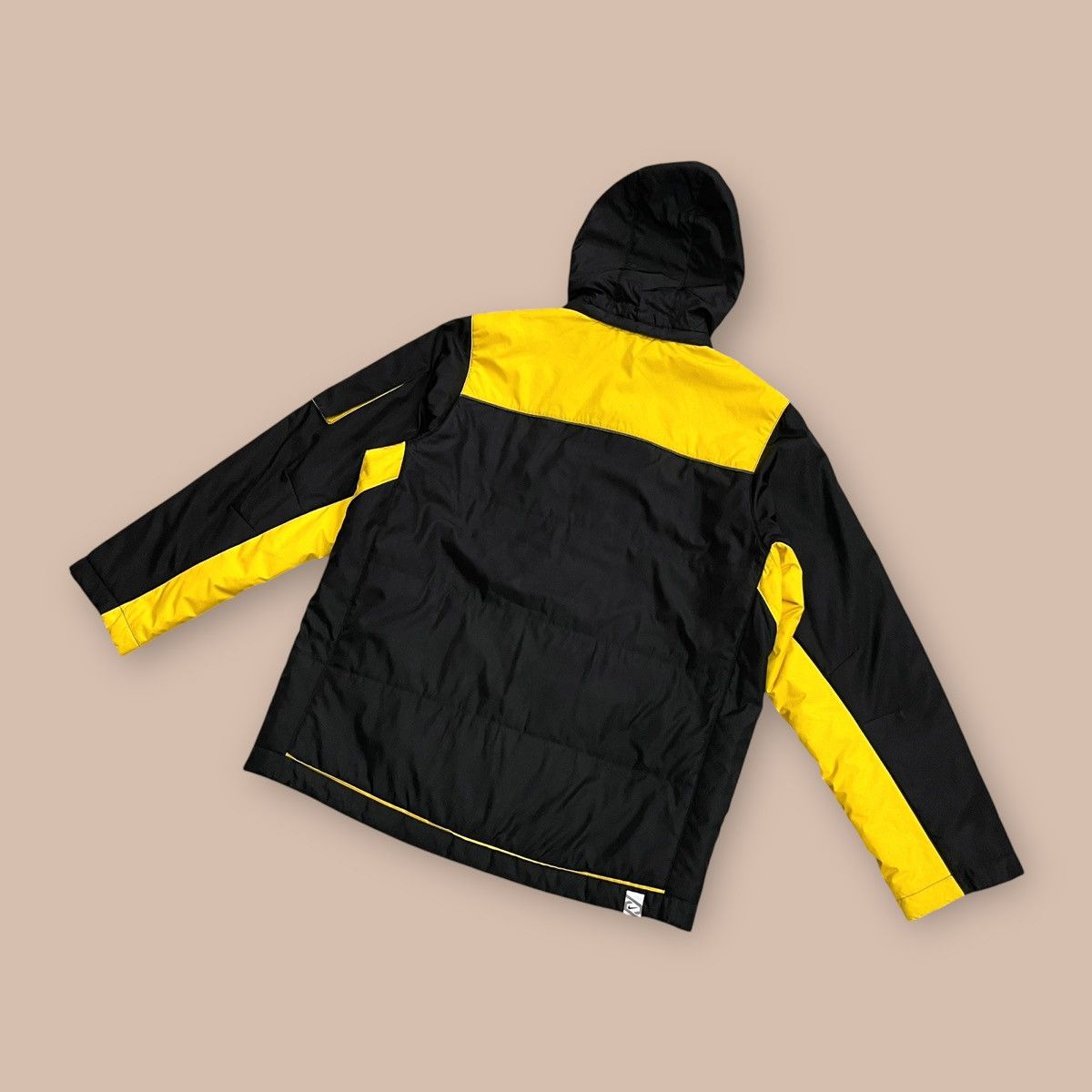 Nike OG 2000's Nike Fit Storm Black&Yellow Hoodie Size US L / EU 52-54 / 3 - 2 Thumbnail