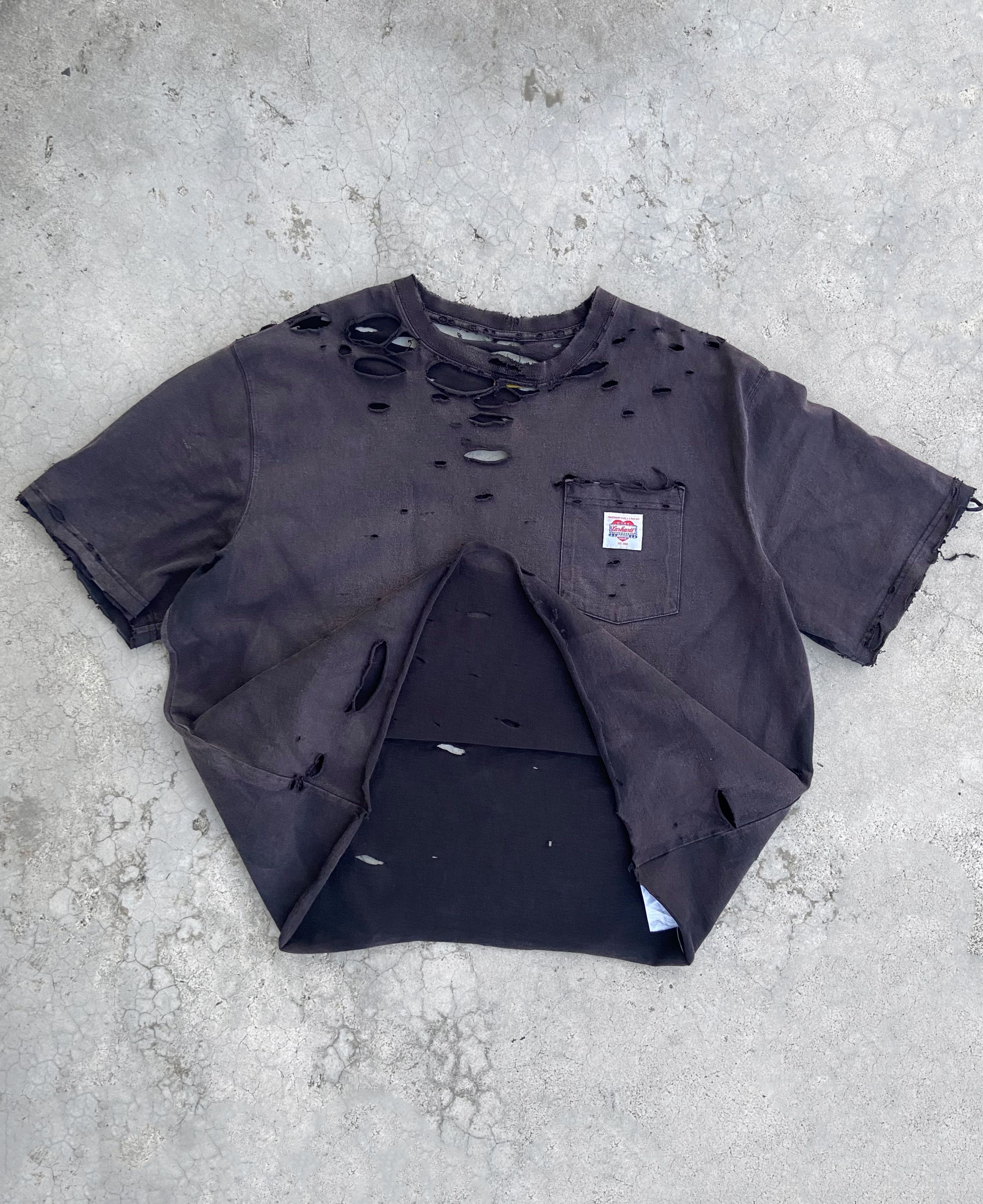 Carhartt Carhartt T-Shirt Thrashed Pocket ERD Grunge Size US XL / EU 56 / 4 - 10 Thumbnail