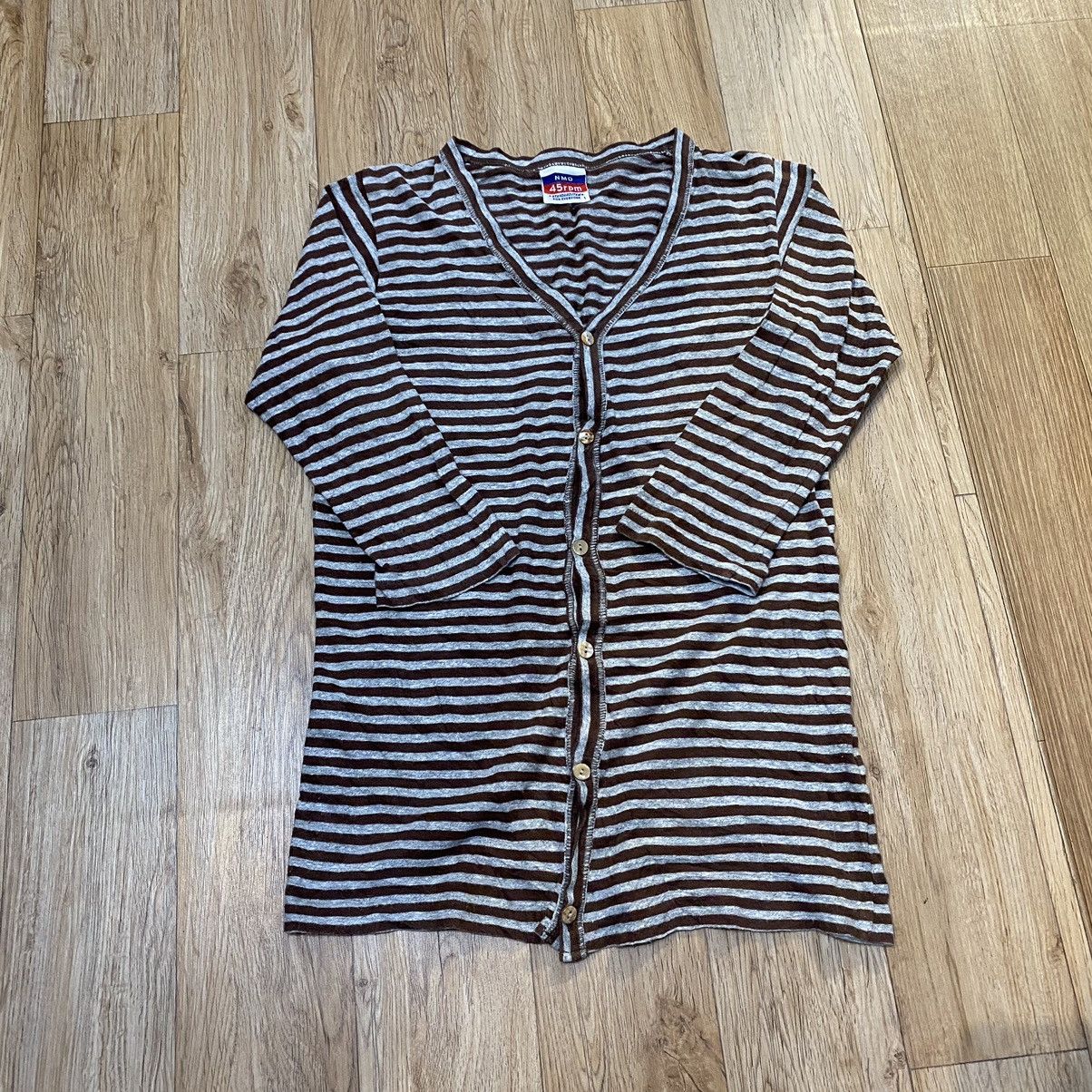 45rpm 2000s 45rpm Stripe Cardigan LS Size US XXS / EU 40 - 1 Thumbnail