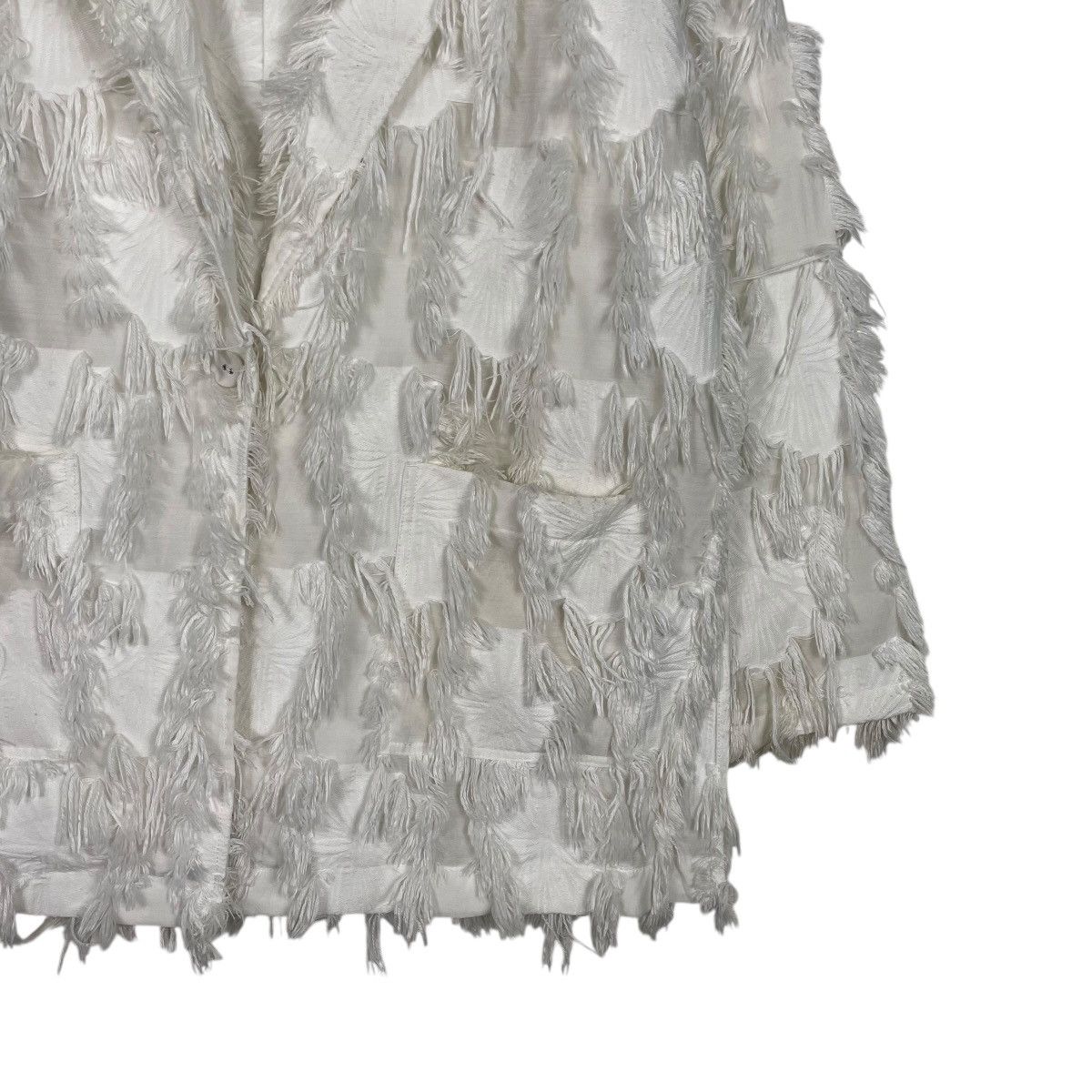 HARE Hare Faux Feathers Trim Jacket Size L / US 10 / IT 46 - 4 Thumbnail