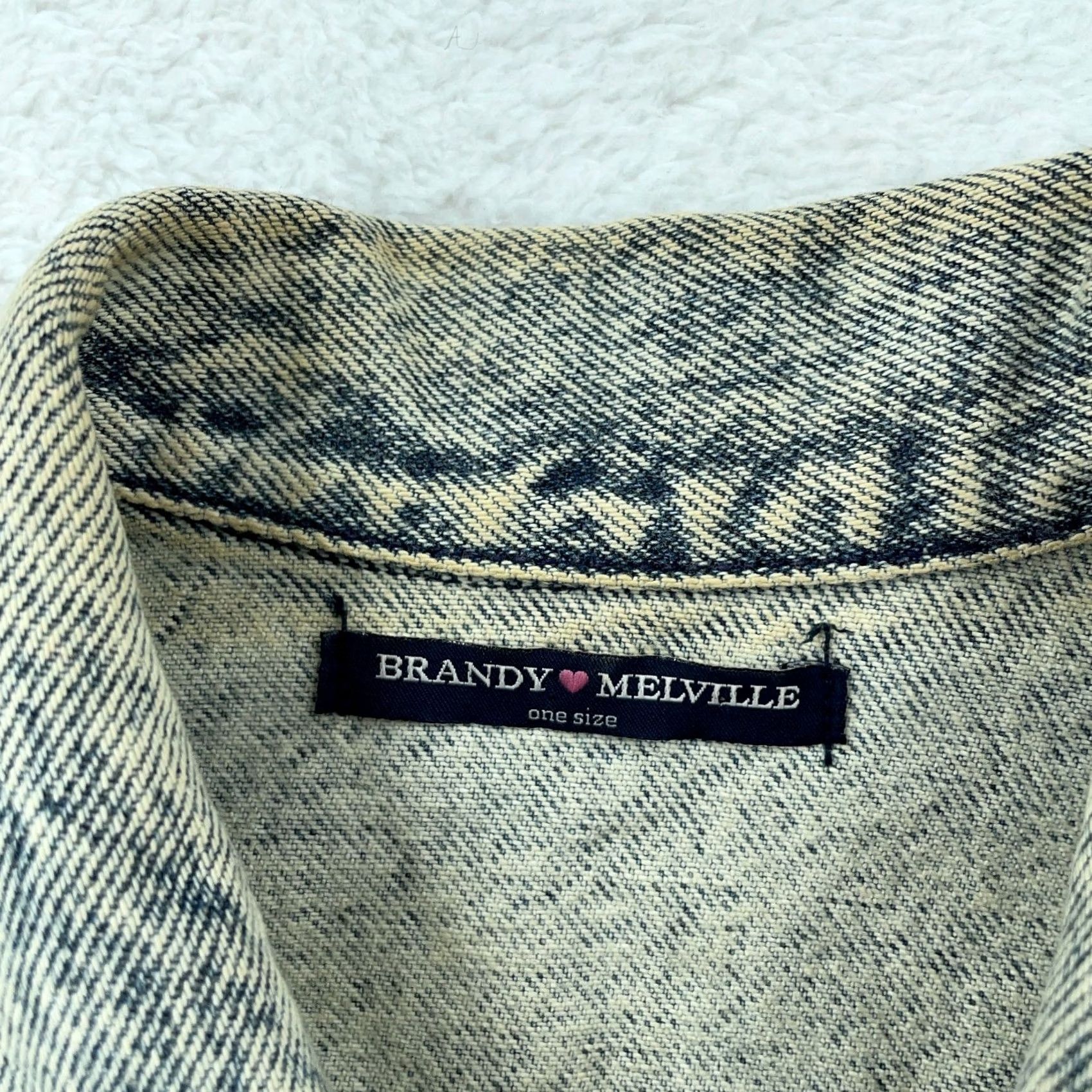 Brandy Melville Brandy Melville Denim Vest Womens One Size Acid Wash Trucker Button Front USA Vest Blue Size ONE SIZE - 3 Thumbnail