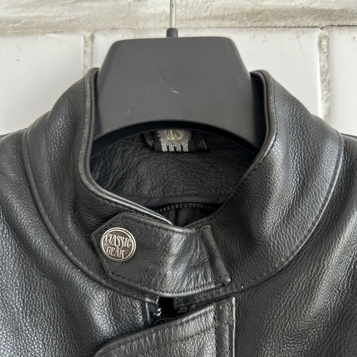 Vintage Vintage Moto Leather Jacket Tour Style USA 90s Y2K Size US XS / EU 42 / 0 - 7 Thumbnail