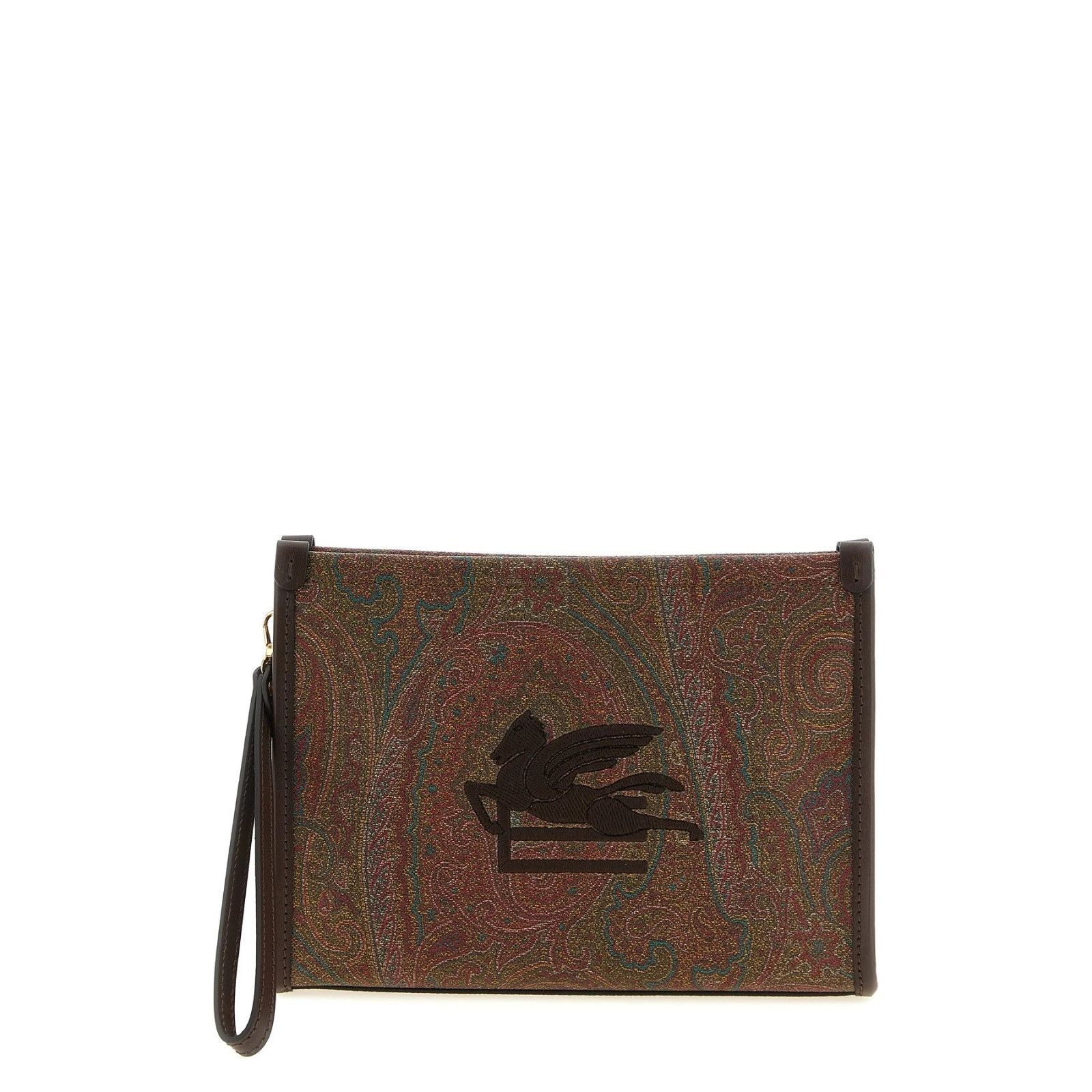 Etro ETRO Arnica Medium Brown Clutch Bag New Size ONE SIZE - 1 Thumbnail
