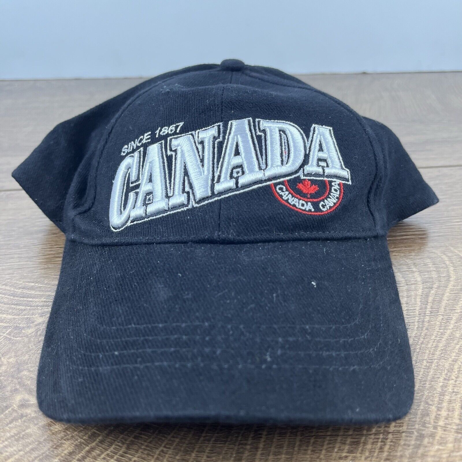 Other Canada 1667 Hat Canada Black Cap Hat Adjustable Hat Black Ad Size ONE SIZE - 1 Thumbnail