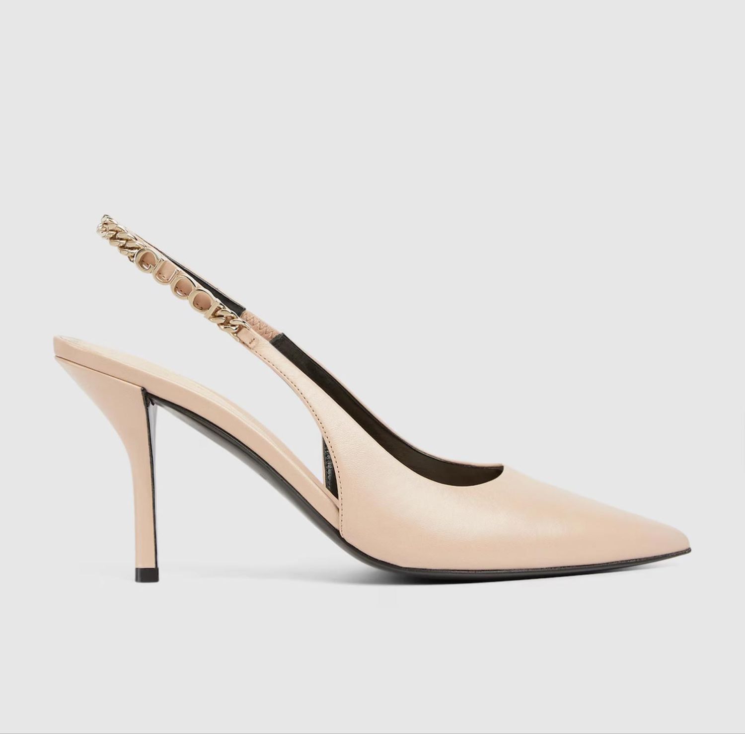 Gucci gucci signoria slingback pump beige Size US 10 / IT 40 - 1 Thumbnail