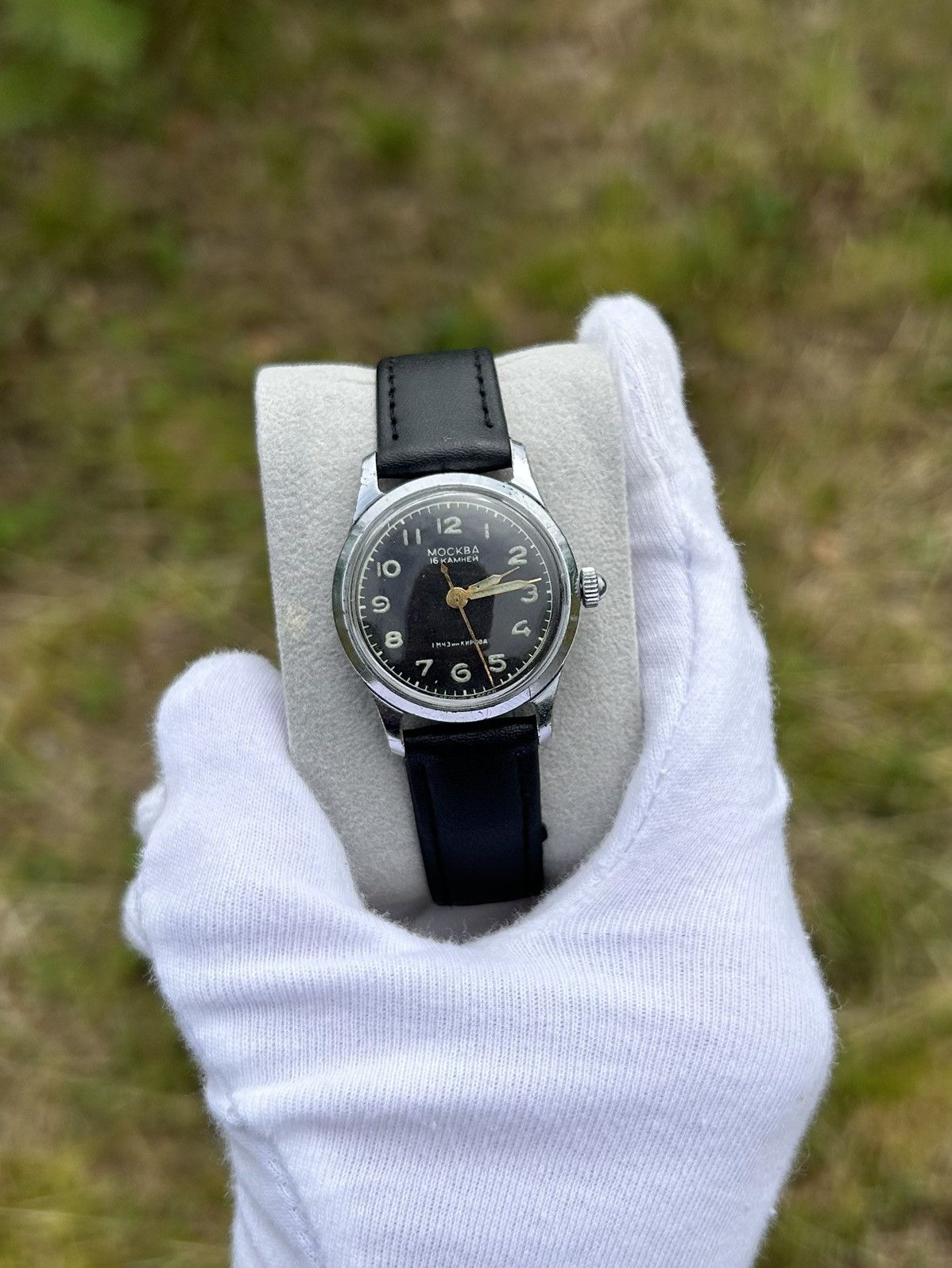 Vintage Watch Moskva USSR Made Soviet Mechanical 1950s