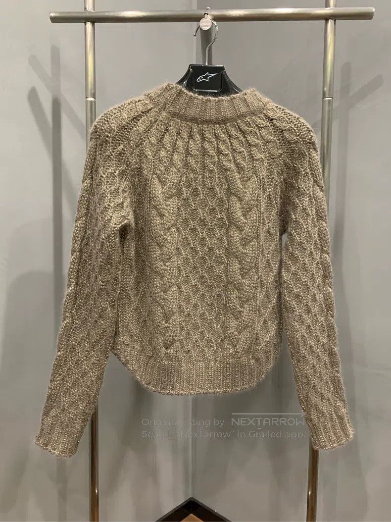 Saint Laurent Paris Saint Laurent Paris Mohair gold thread sweater Size M / US 6-8 / IT 42-44 - 2 Thumbnail