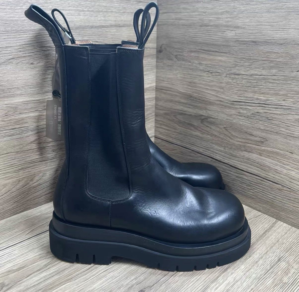 Bottega Veneta Bottega Veneta Black Platform Knee-High Boots J41 Size US 9 / IT 39 - 3 Thumbnail